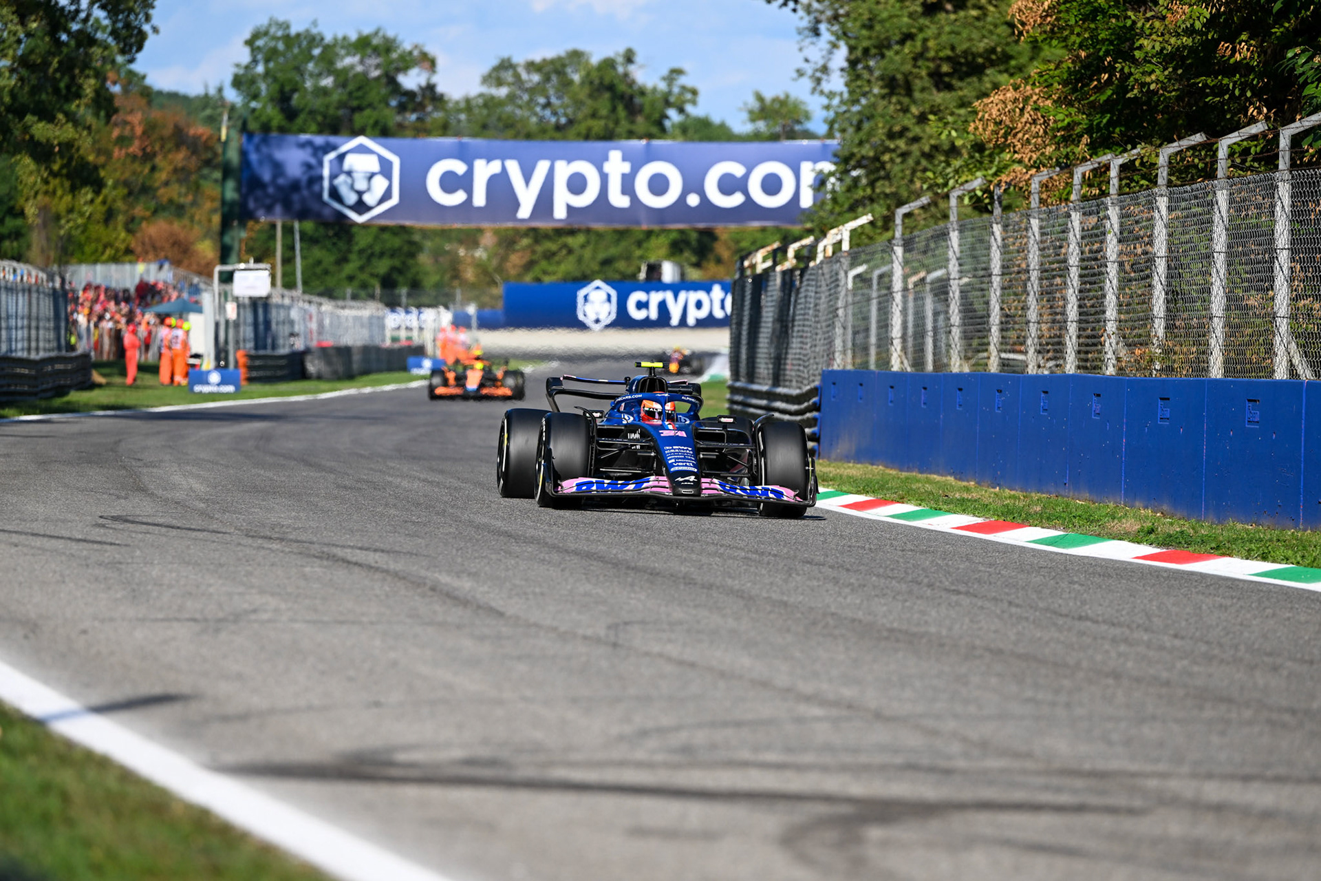 Esteban Ocon (FRA) Alpine F1 Team; Formel 1 GP Italien Monza, Freitag, 09.09.2022