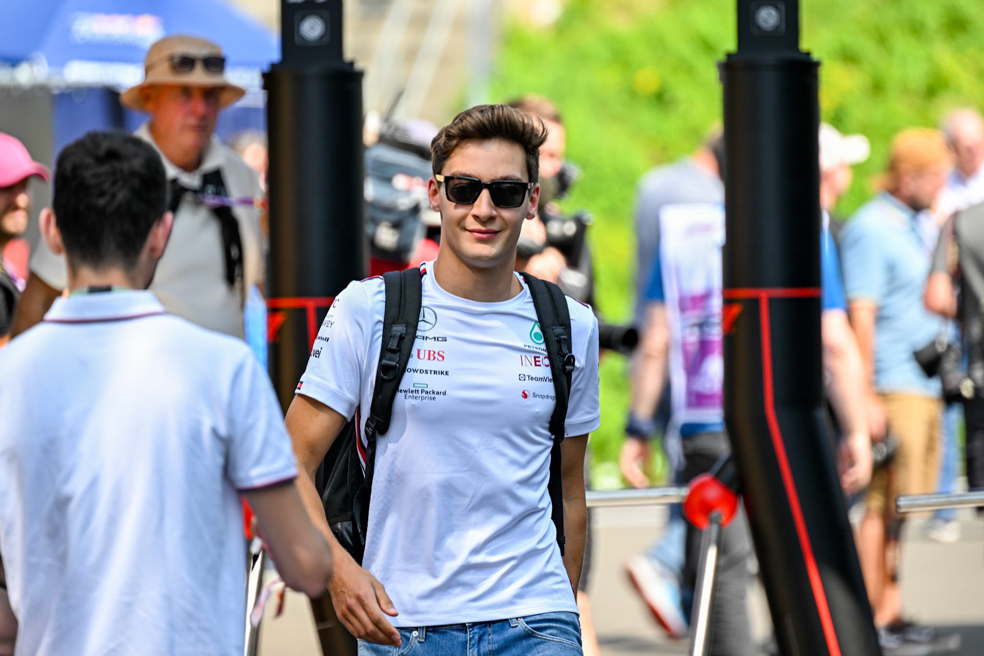 George Russell (GBR) Mercedes AMG F1 Team; Formel 1 GP Austria / Österreich. Freitag, 30.06.2023