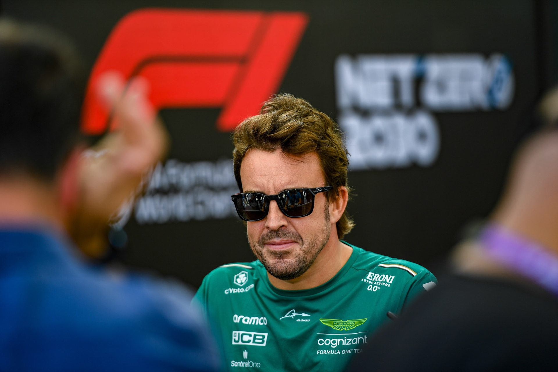 Fernando Alonso (ESP) Aston Martin Formula One Team; Formel 1 GP Abu Dhabi. Donnerstag 23.11.2023