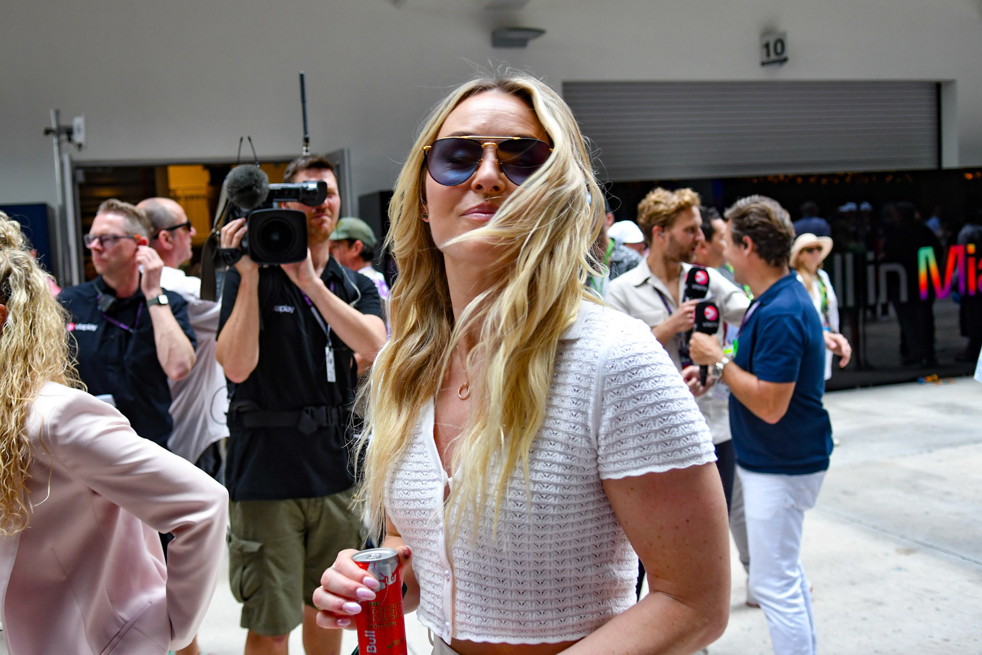 Lindsey Vonn; Formel 1 GP Miami / USA. 05.05.2024