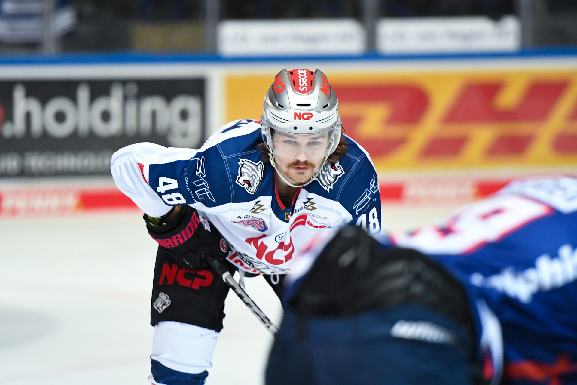 Jakre Ustorf 48; DEL Iserlohn Roosters - Nuernberg Ice Tigers 17.02.2023