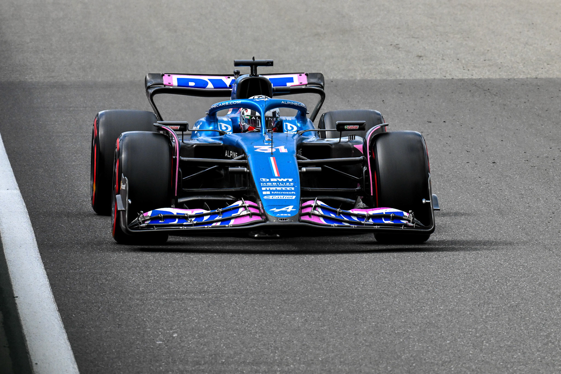 Esteban Ocon (FRA) Alpine F1 Team; Formel 1 GP Spa Francorchamps/ Belgien. Sonntag, 30.07.2023