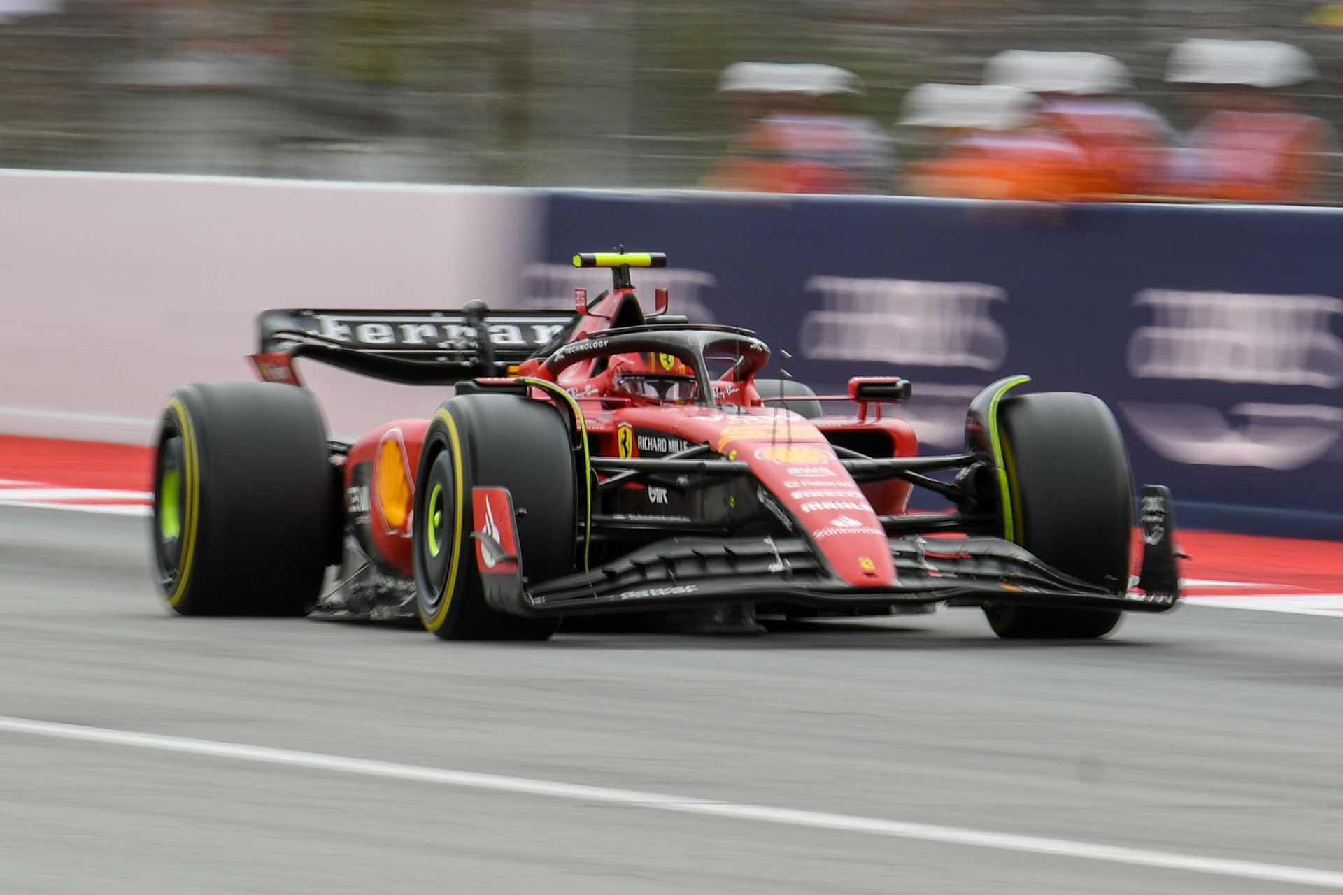 Carlos Sainz (ESP) Scuderia Ferrari; Formel 1 GP Barcelona. Sonntag 04.06.2023