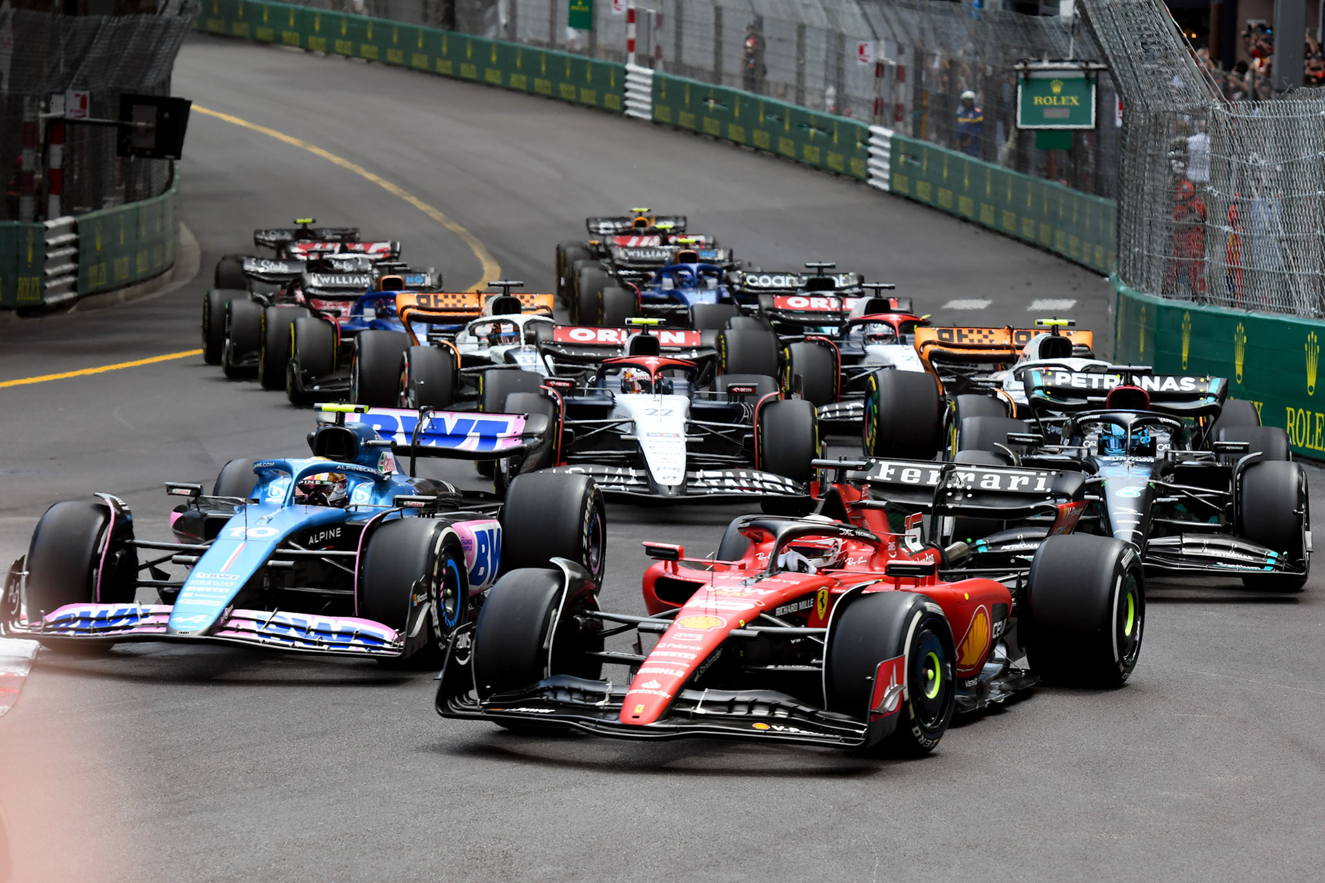 Rennstart; Formel 1 GP Monaco. Sonntag 28.05.2023