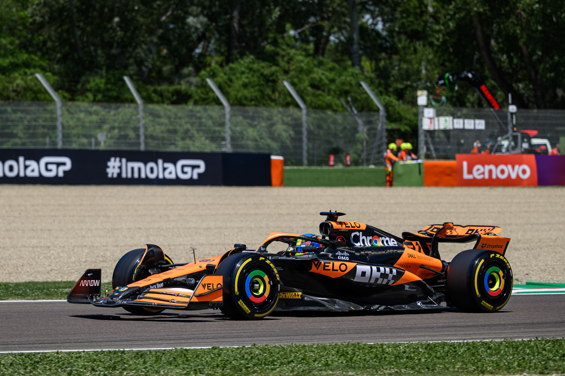 Oscar Piastri #81, McLaren Formula 1 Team; F1 GP Imola / Italien Freitag, 17.05.2024