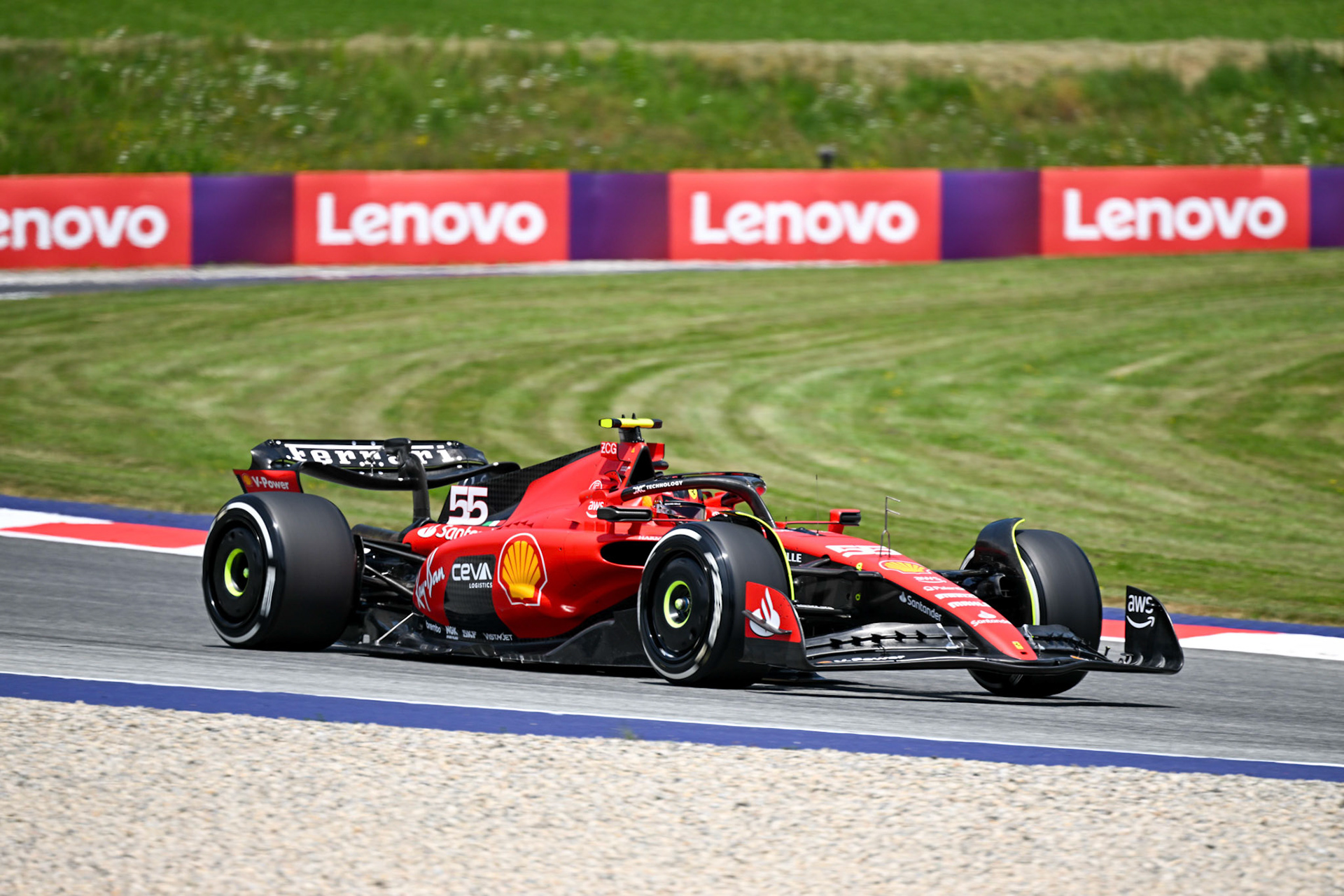 Carlos Sainz (ESP) Scuderia Ferrari; Formel 1 GP Austria / Österreich. Freitag, 30.06.2023