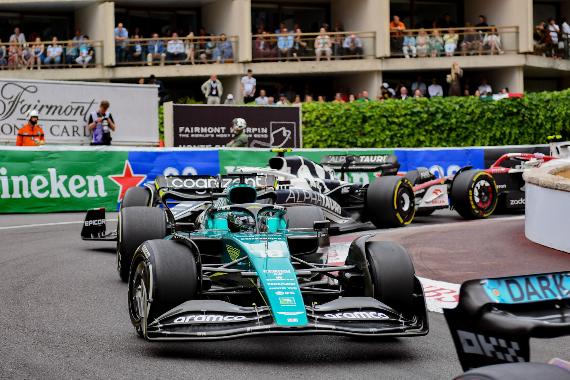 Lance Stroll (CAN) Aston Martin Cognizant Formula One Team; Formel 1 Monaco am 29.05.2022