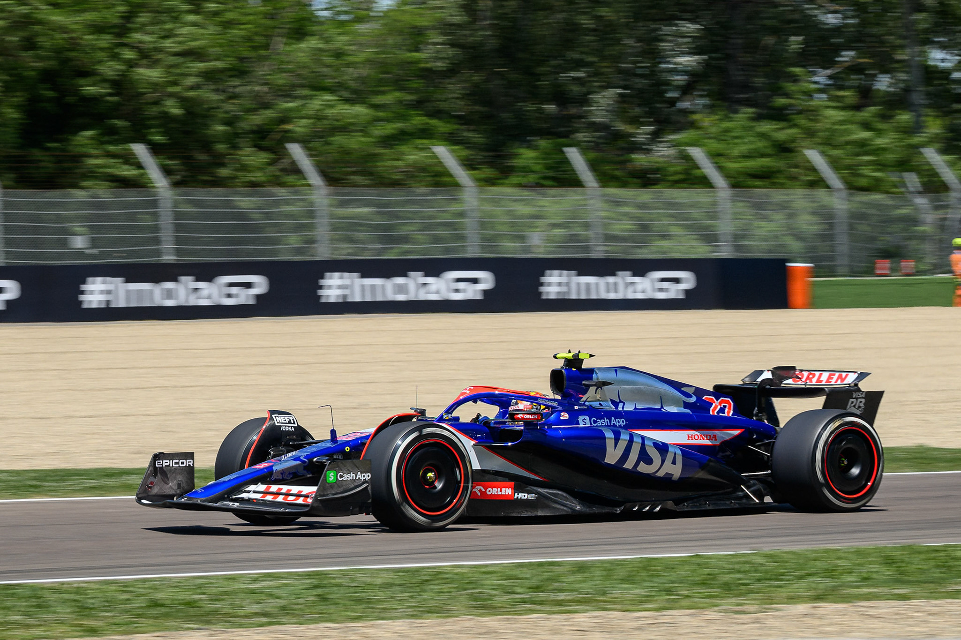 Yuki Tsunoda #22, Visa Cash App RB Formula One Team; F1 GP Imola / Italien Freitag, 17.05.2024