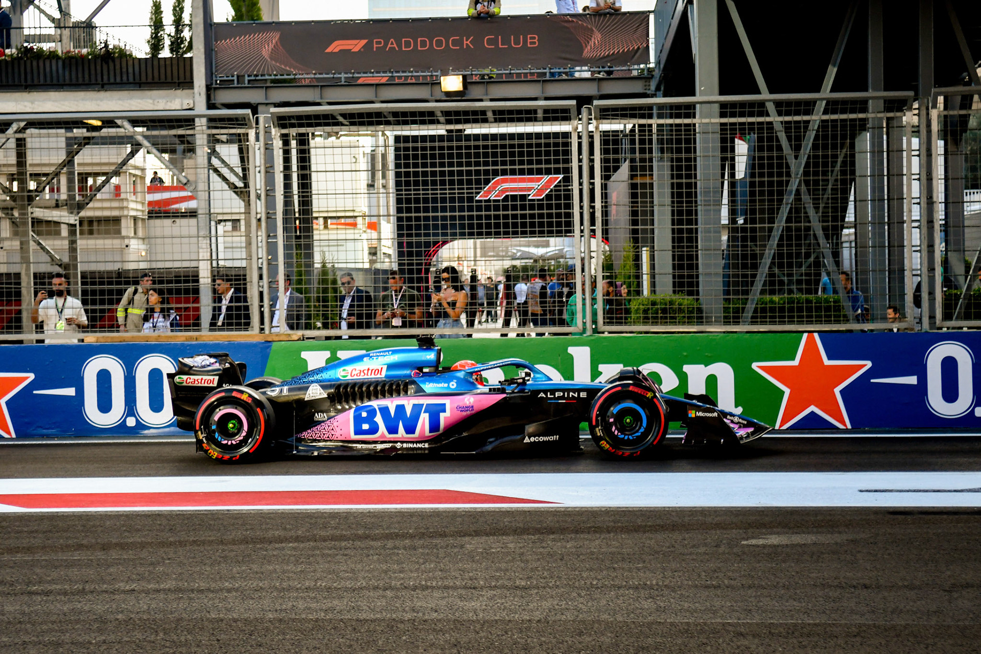 Esteban Ocon (FRA) Alpine F1 Team; Formel 1 GP Baku Azerbaijan. Freitag 28.04.2023
