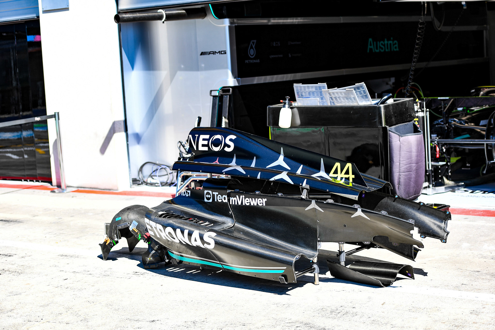 Mercedes AMG F1 Team; Formel 1 GP Austria / Österreich. Donnerstag 29.06.2023