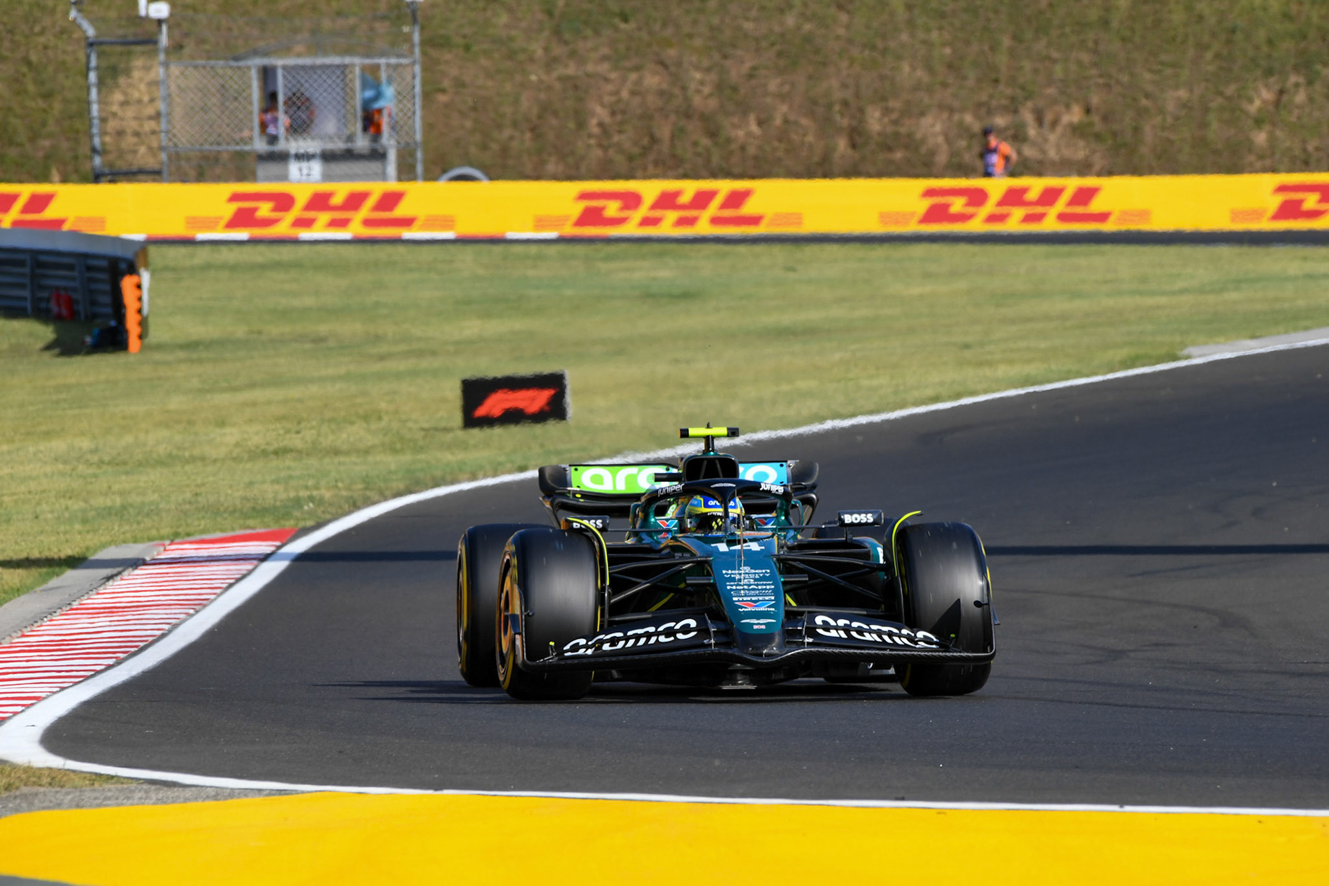 Fernando Alonso #14, Aston Martin Aramco F1 Team;Formel 1 Budapest / Ungarn, 20.07.2024