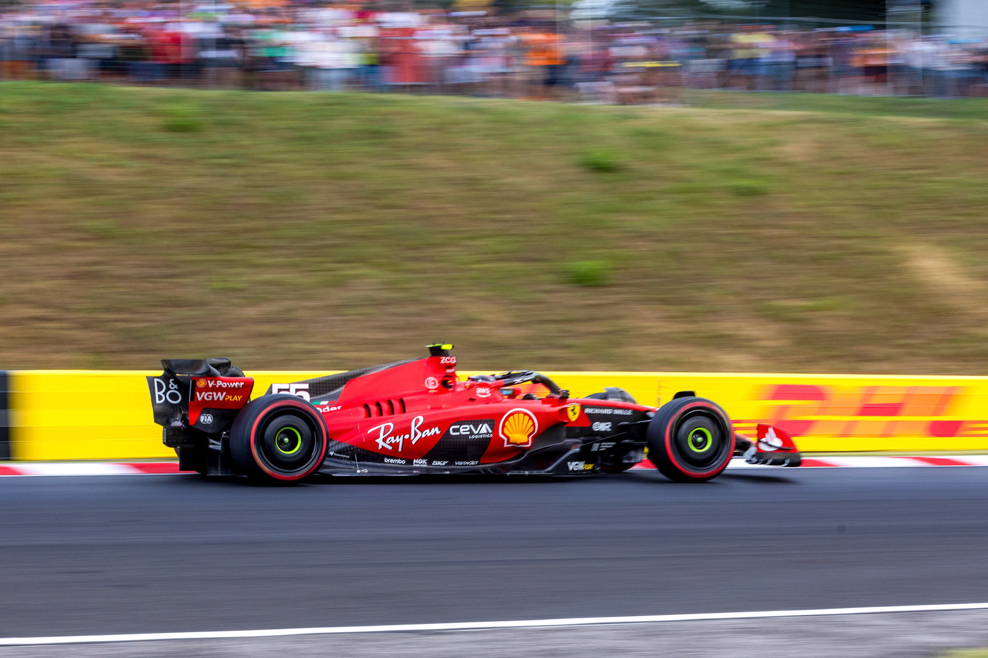 Carlos Sainz (ESP) Scuderia Ferrari; Formel 1 GP Budapest / Ungarn. Feitag, 21.07.2023