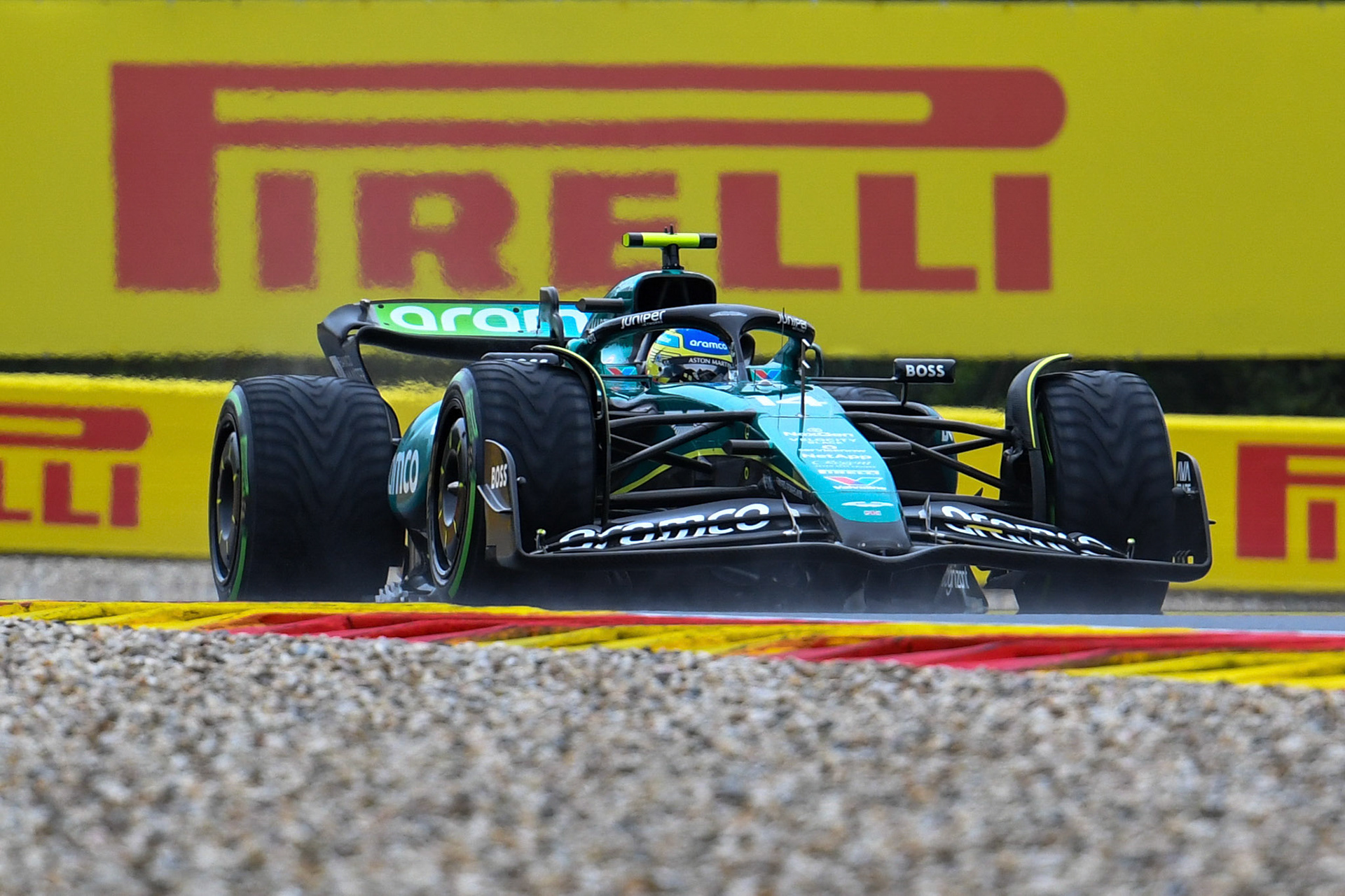 Fernando Alonso #14, Aston Martin Aramco F1 Team;Formel 1 GP Spa / Belgien. Samstag, 27.07.2024