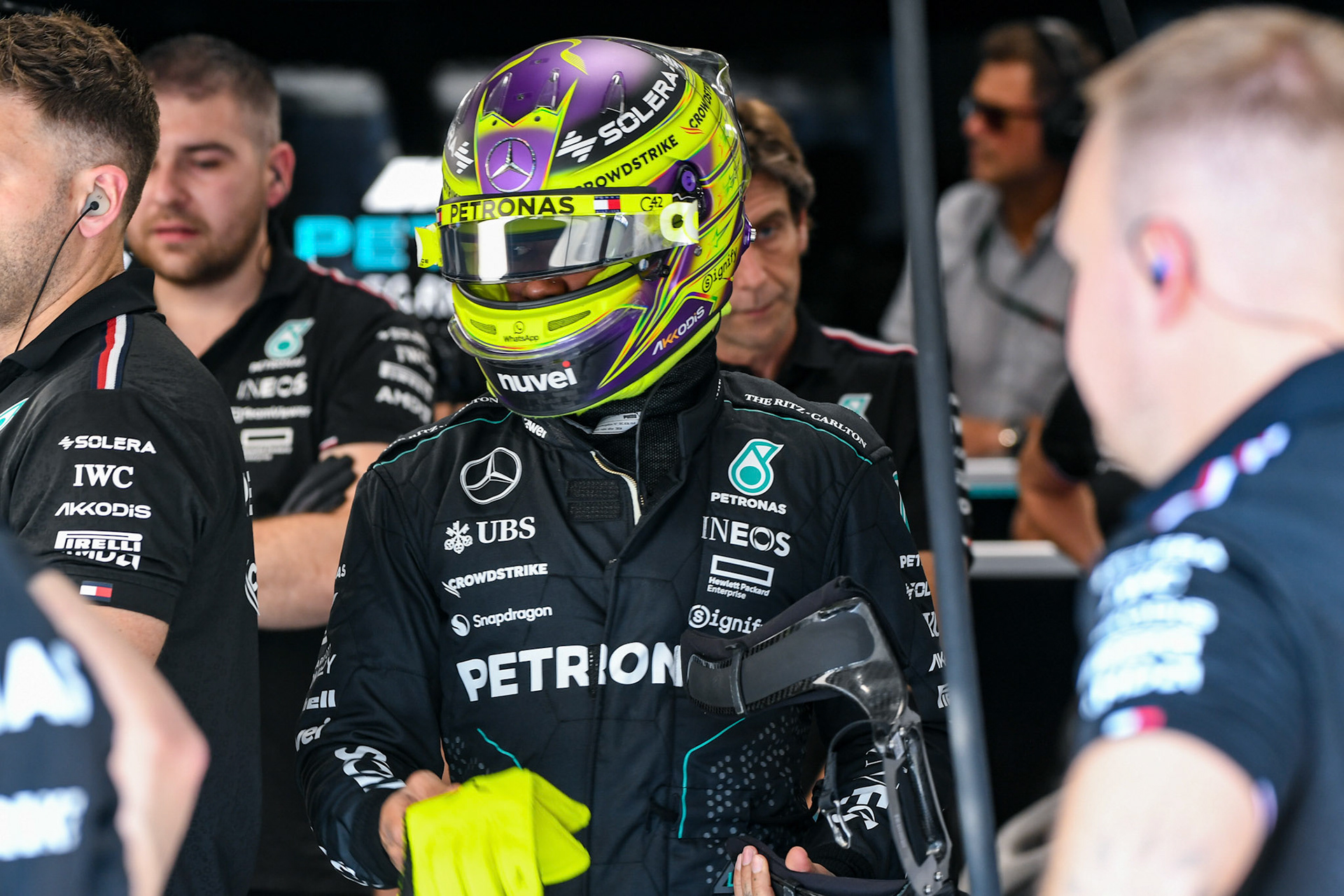 Lewis Hamilton #44, Mercedes-AMG Petronas F1 Team;Formel 1 Budapest / Ungarn, 20.07.2024