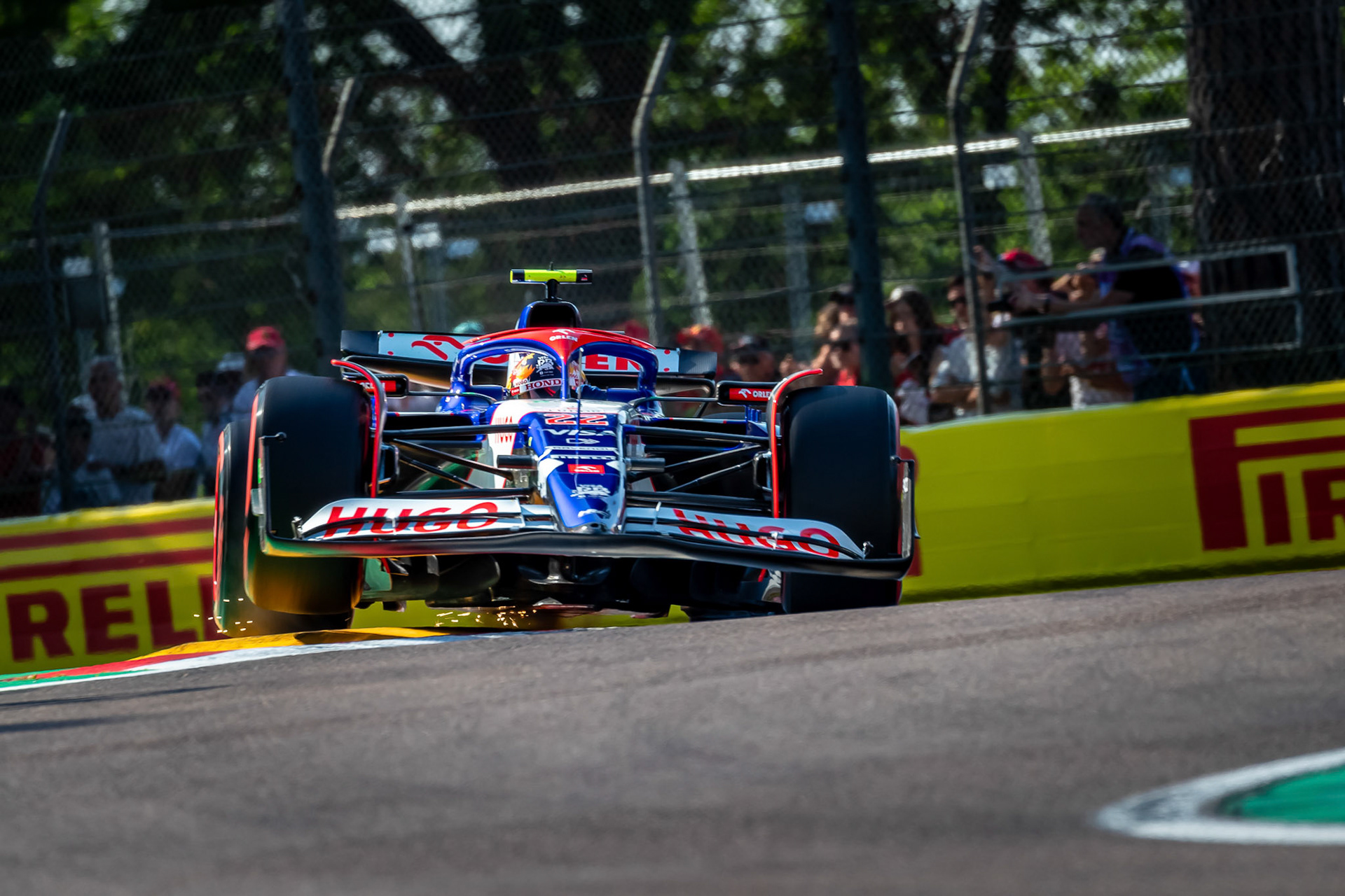 Yuki Tsunoda #22, Visa Cash App RB Formula One Team; F1 GP Imola / Italien Samstag, 18.05.2024