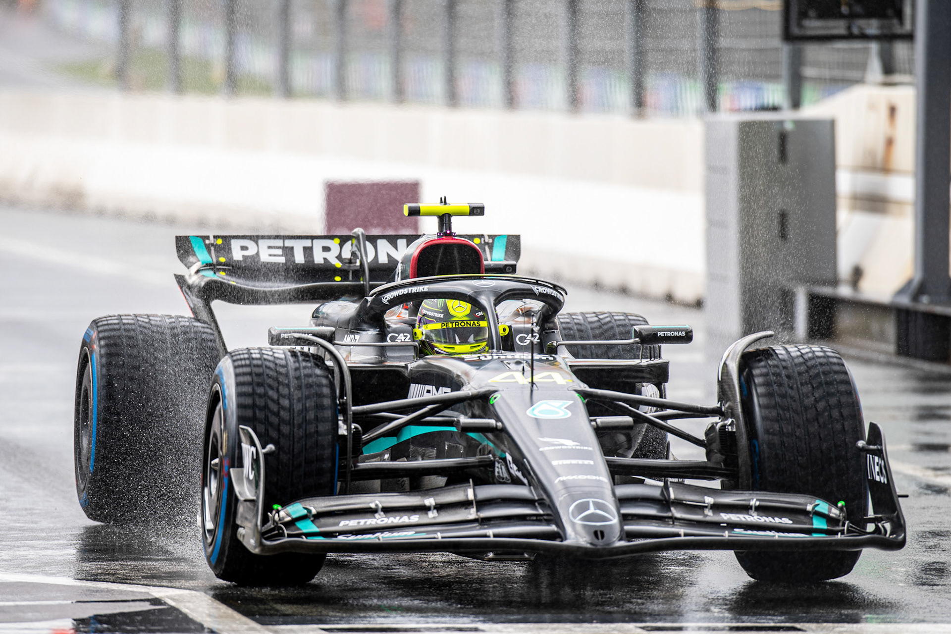 Lewis Hamilton (GBR) Mercedes AMG F1 Team; Formel 1 GP Holland / Zandvoort. Samstag, 26.08.2023
