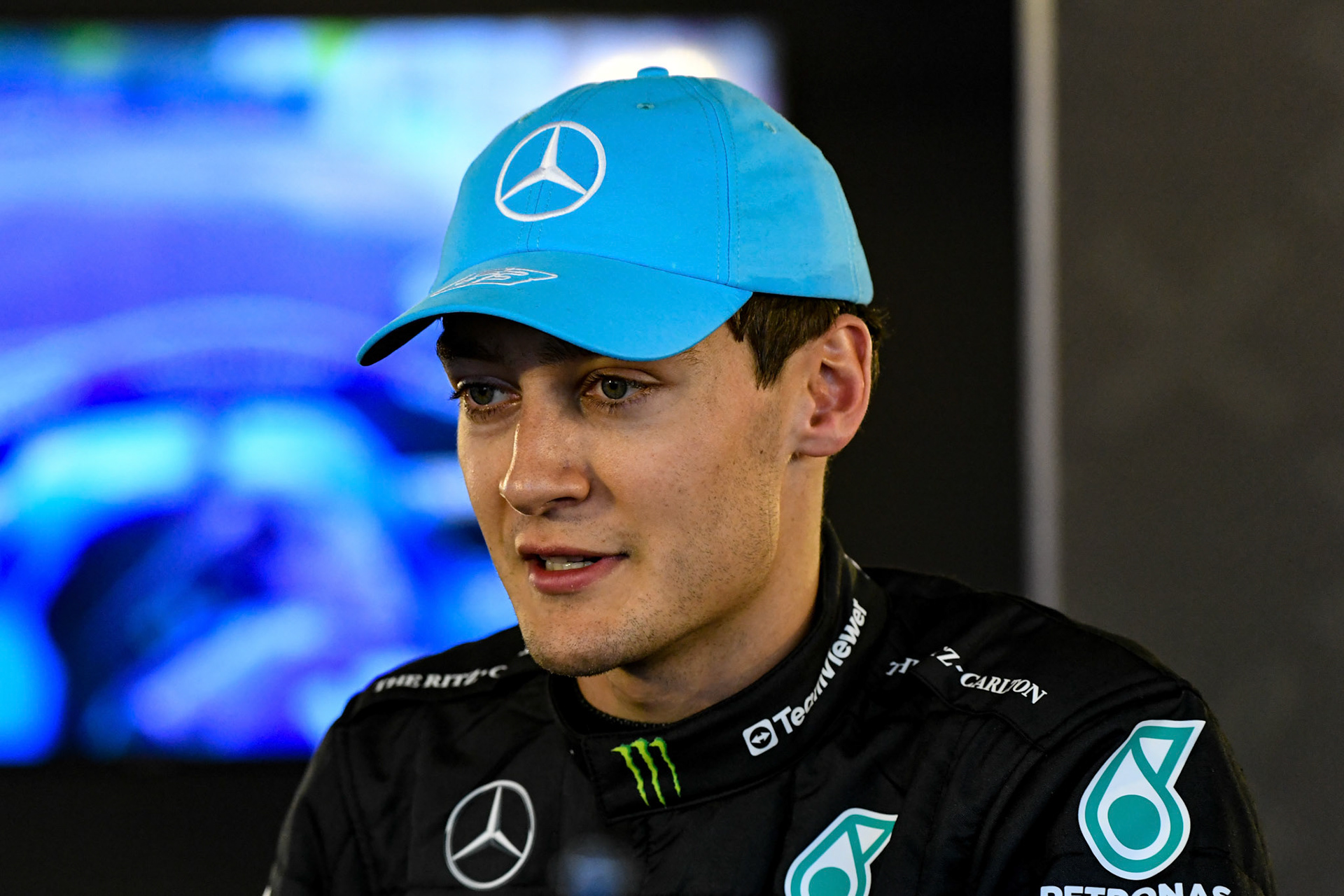 George Russell (GBR) Mercedes AMG F1 Team; Formel 1 GP Baku Azerbaijan. Samstag 29.04.2023