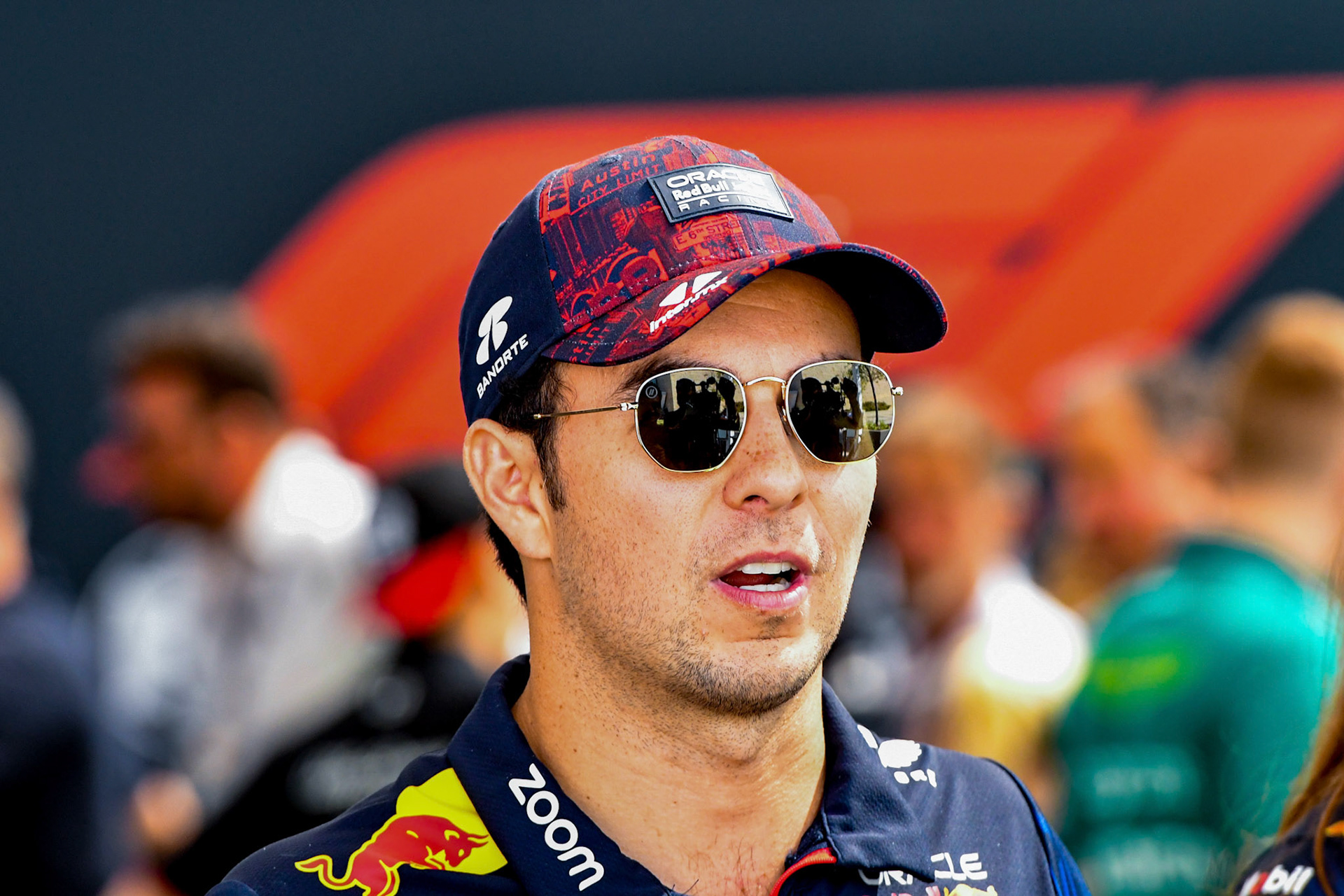 Sergio Perez (MEX) Red Bull Racing; Formel 1 GP USA Austin Texas. Freitag 20.10.2023