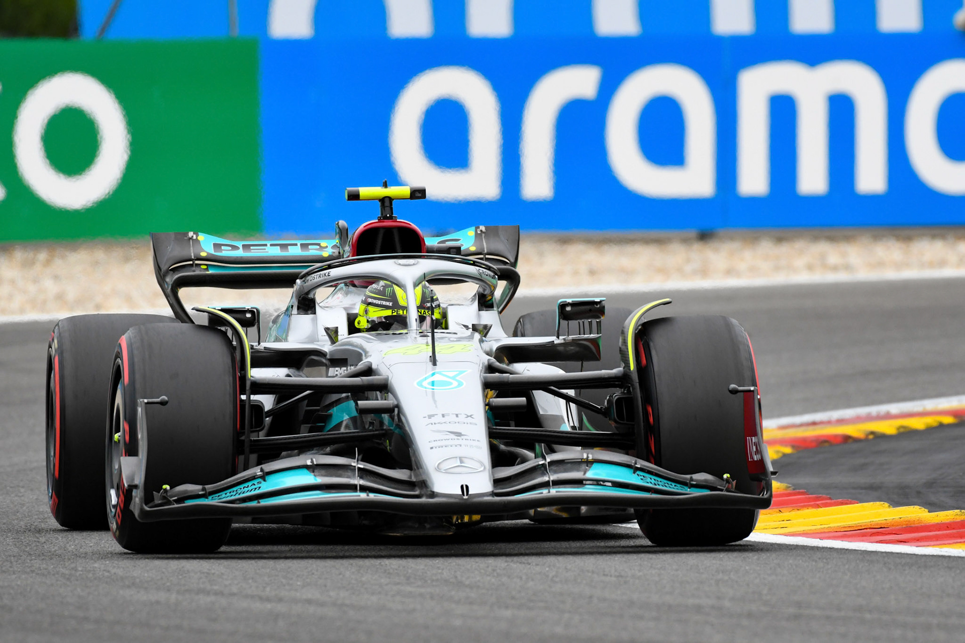 Lewis Hamilton (GBR) Merceds AMG Petronas F1 Team; Formel 1 GP Belgien. Samstag, 27.08.2022