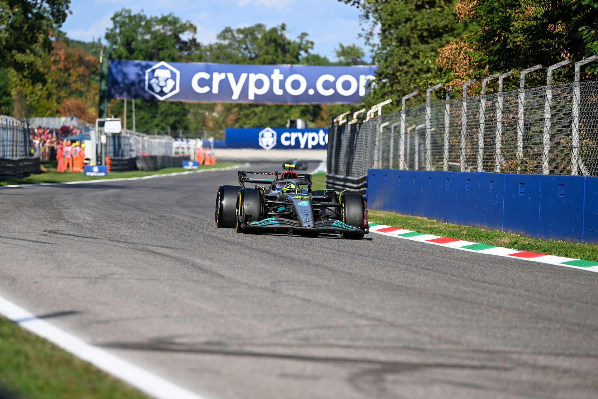 Lewis Hamilton (GBR) Merceds AMG Petronas F1 Team; Formel 1 GP Italien Monza, Freitag, 09.09.2022