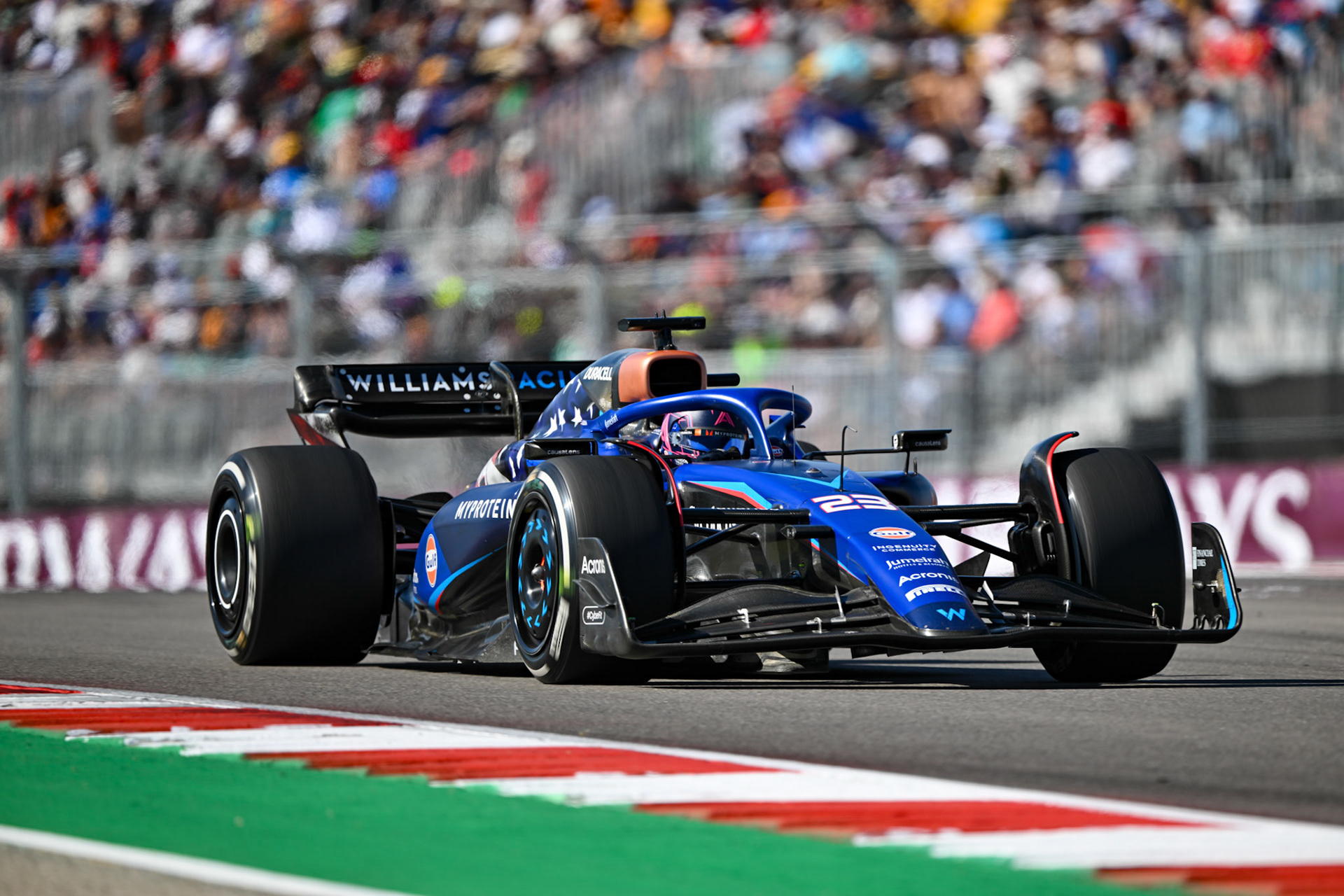 Alexander Albon (THA) Williams Racing;Formel 1 GP USA Austin Texas. Sonntag 22.10.2023