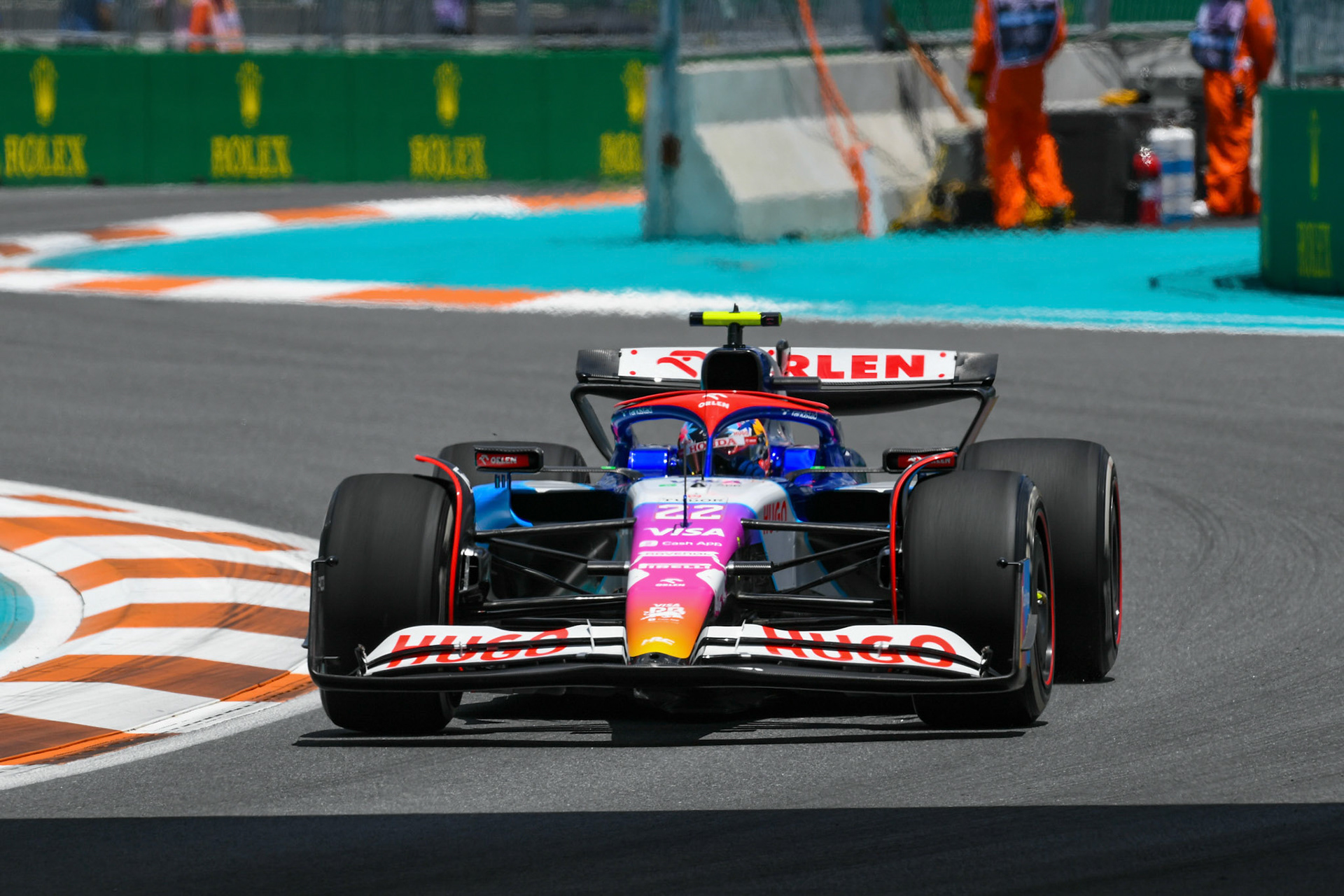 Yuki Tsunoda #22, Visa Cash App RB Formula One Team; Formel 1 GP Miami / USA. 04.05.2024