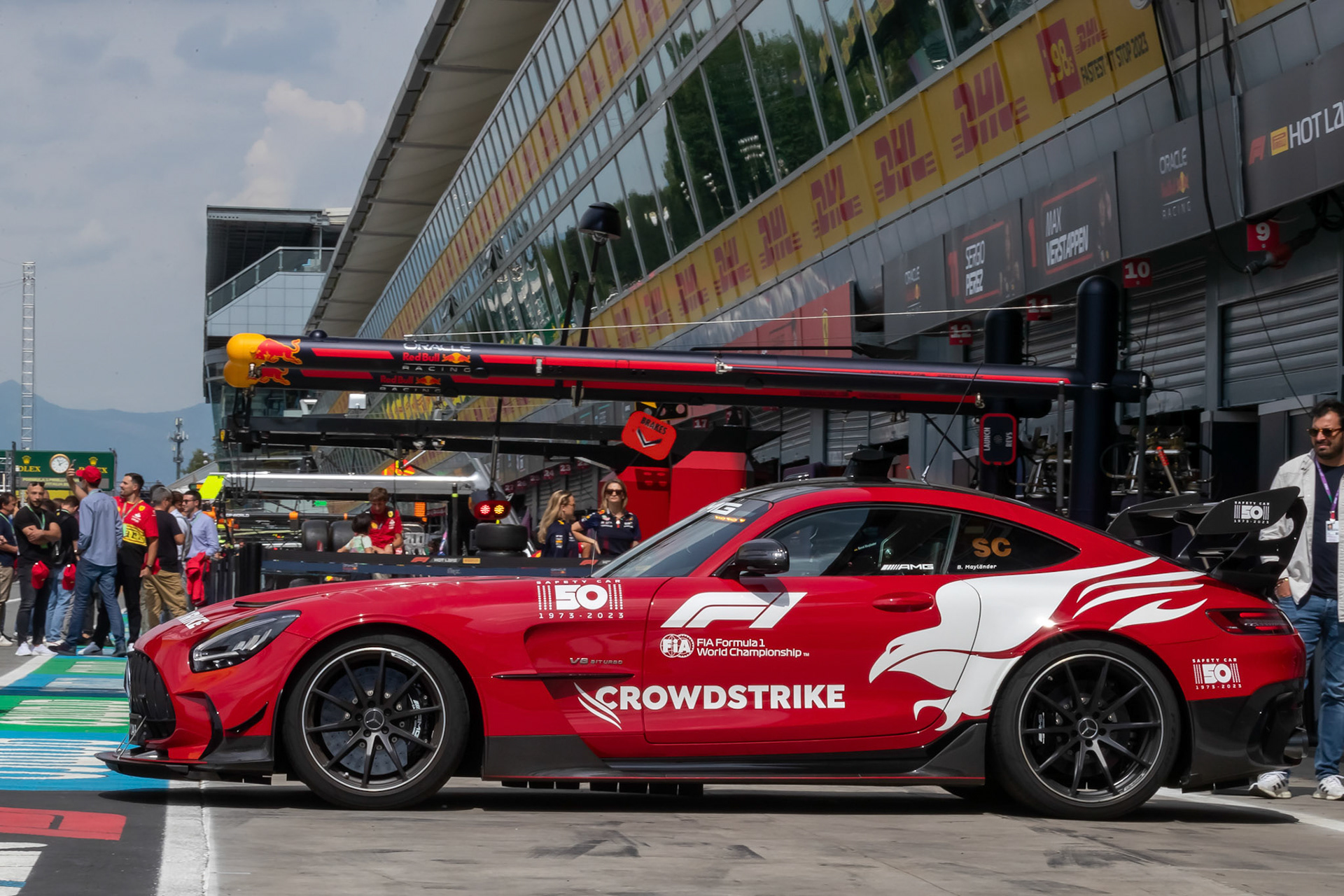 Safetycar; Formel 1 GP Italien / Monza. Donnerstag, 31.08.2023