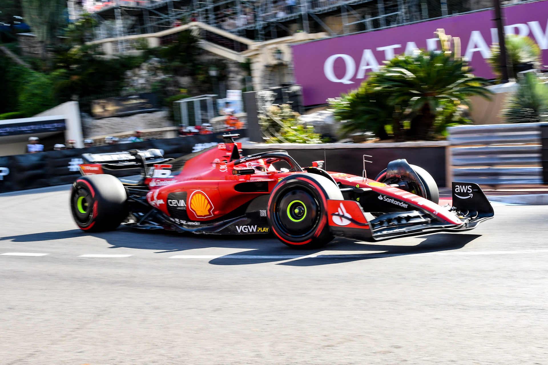 Charles Leclerc (MCO) Scuderia Ferrari; Formel 1 GP Monaco. Freitag 26.05.2023