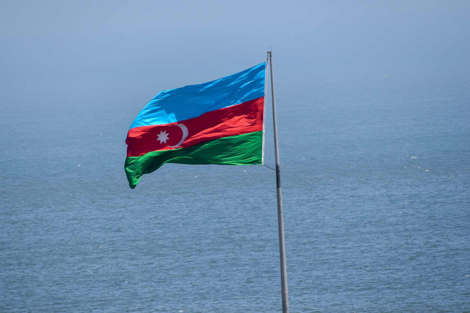 Azerbaijan Flag; Formel 1 GP Baku Azerbaijan. Freitag 28.04.2023