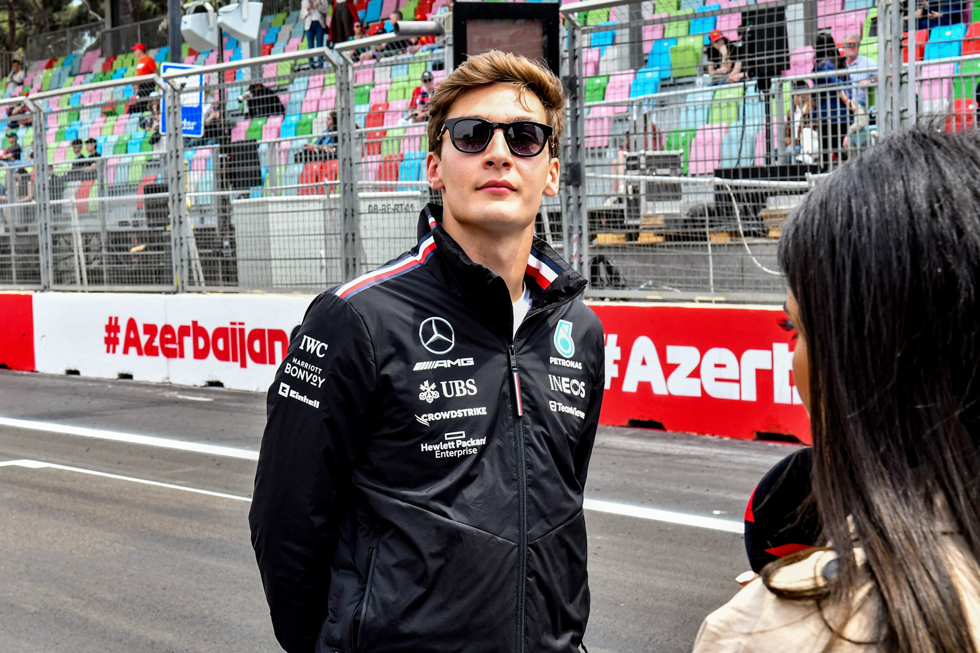 George Russell (GBR) Mercedes AMG F1 Team; Formel 1 GP Baku Azerbaijan. Sonntag 30.04.2023