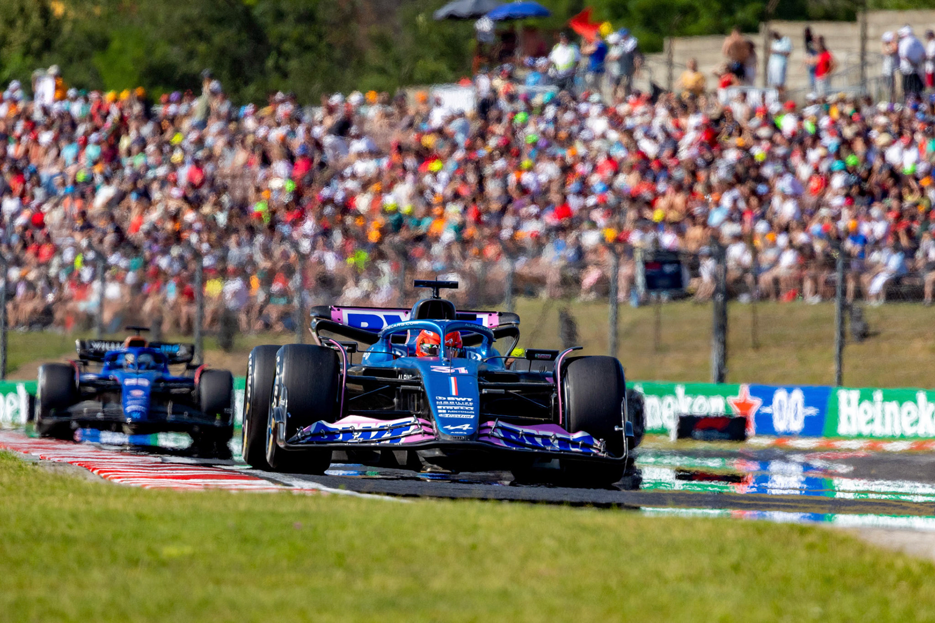 Esteban Ocon (FRA) Alpine F1 Team; Formel 1 GP Budapest / Ungarn. Samstag, 22.07.2023