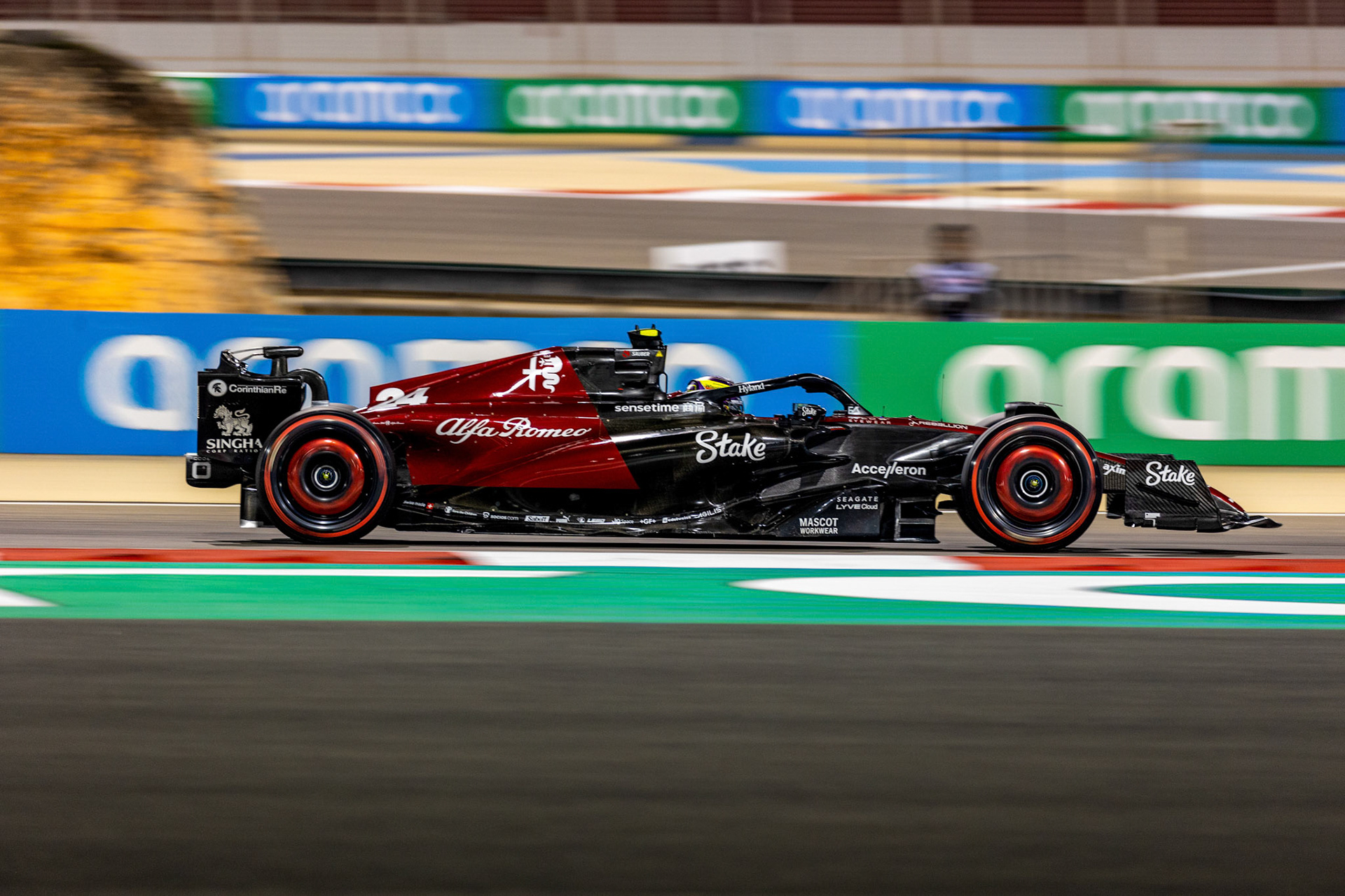 Guanyu Zhou (CHN) Alfa Romeo F1 Team; Formel 1 GP Bahrain. Samstag 04.03.2023