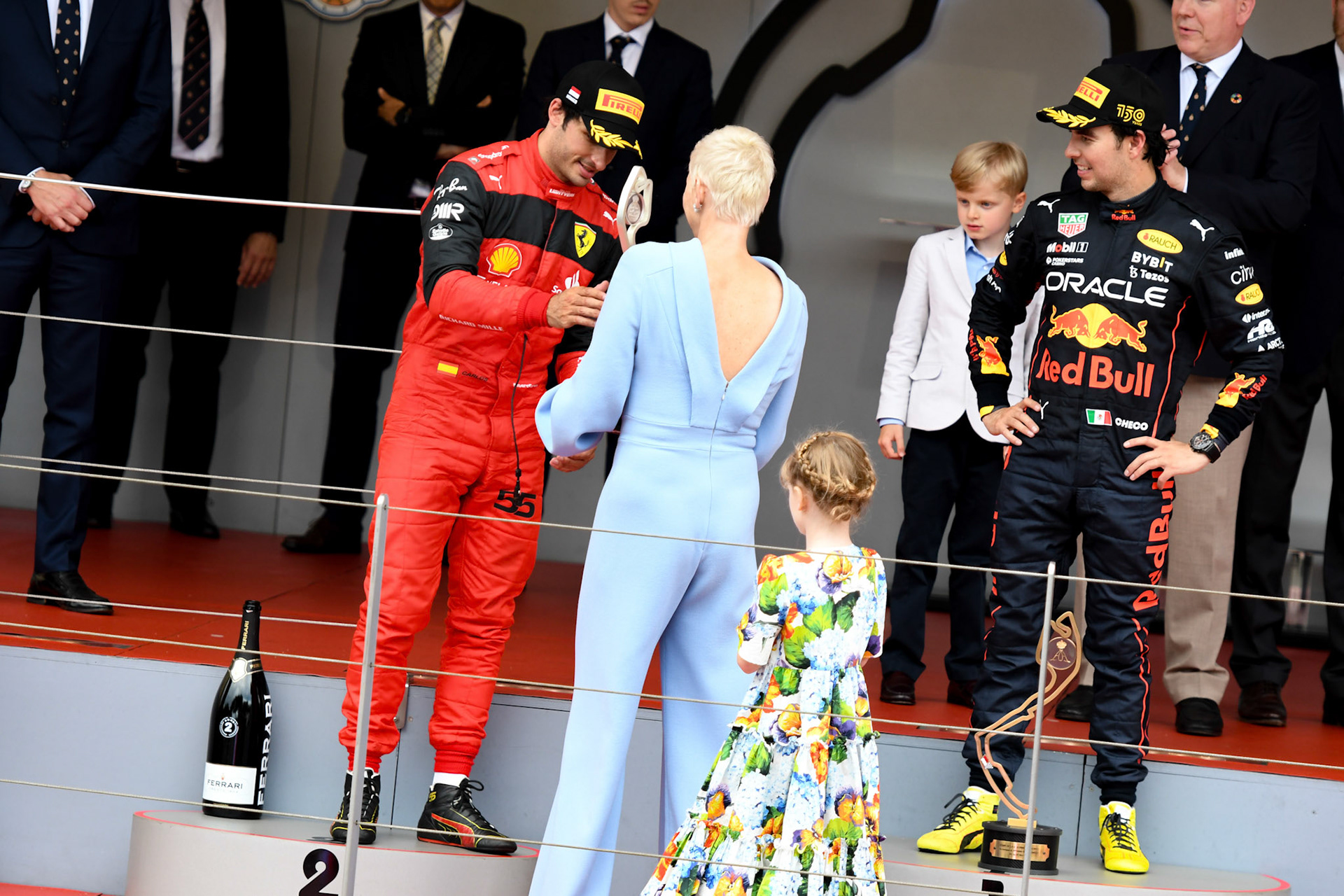 Carlos Sainz (ESP) Scuderia Ferrari; Formel 1 Monaco am 29.05.2022
