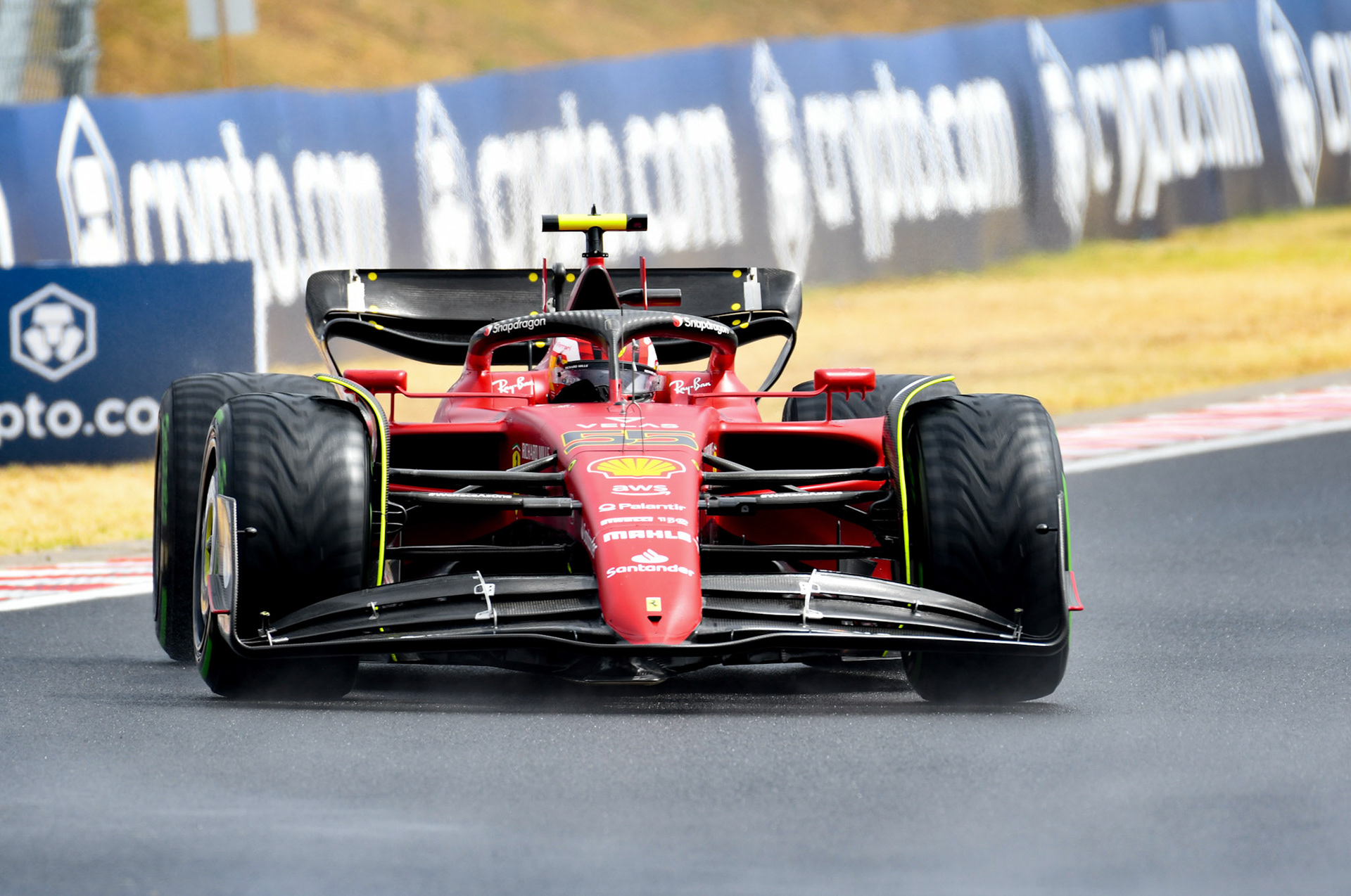 Carlos Sainz (ESP) Scuderia Ferrari; Formel 1 Ungarn am 30.07.2022
