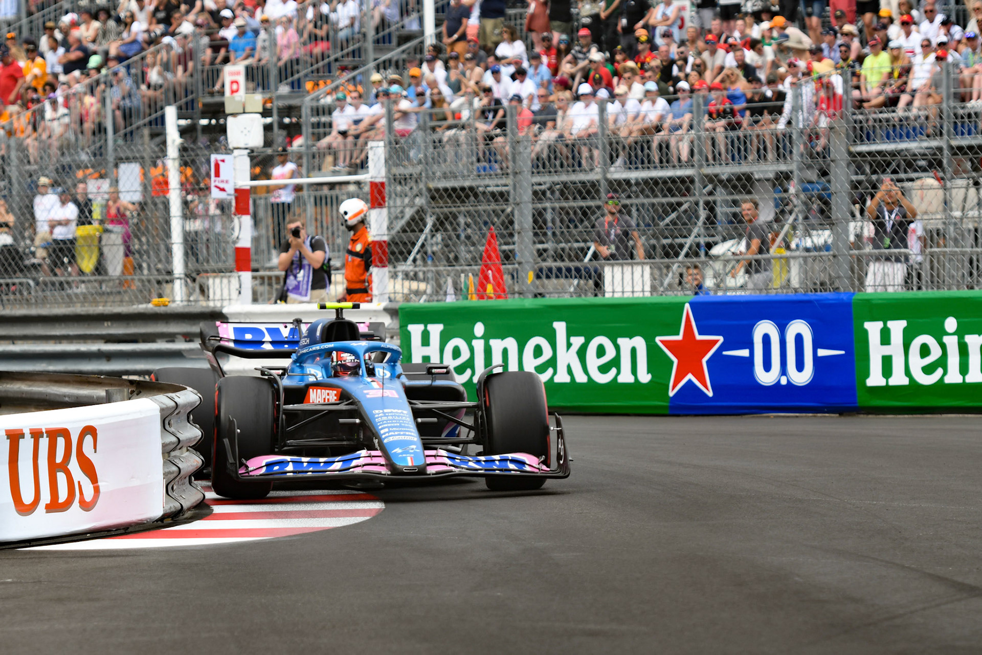 Esteban Ocon (FRA) Alpine F1 Team; Formel 1 Monaco am 28.05.2022