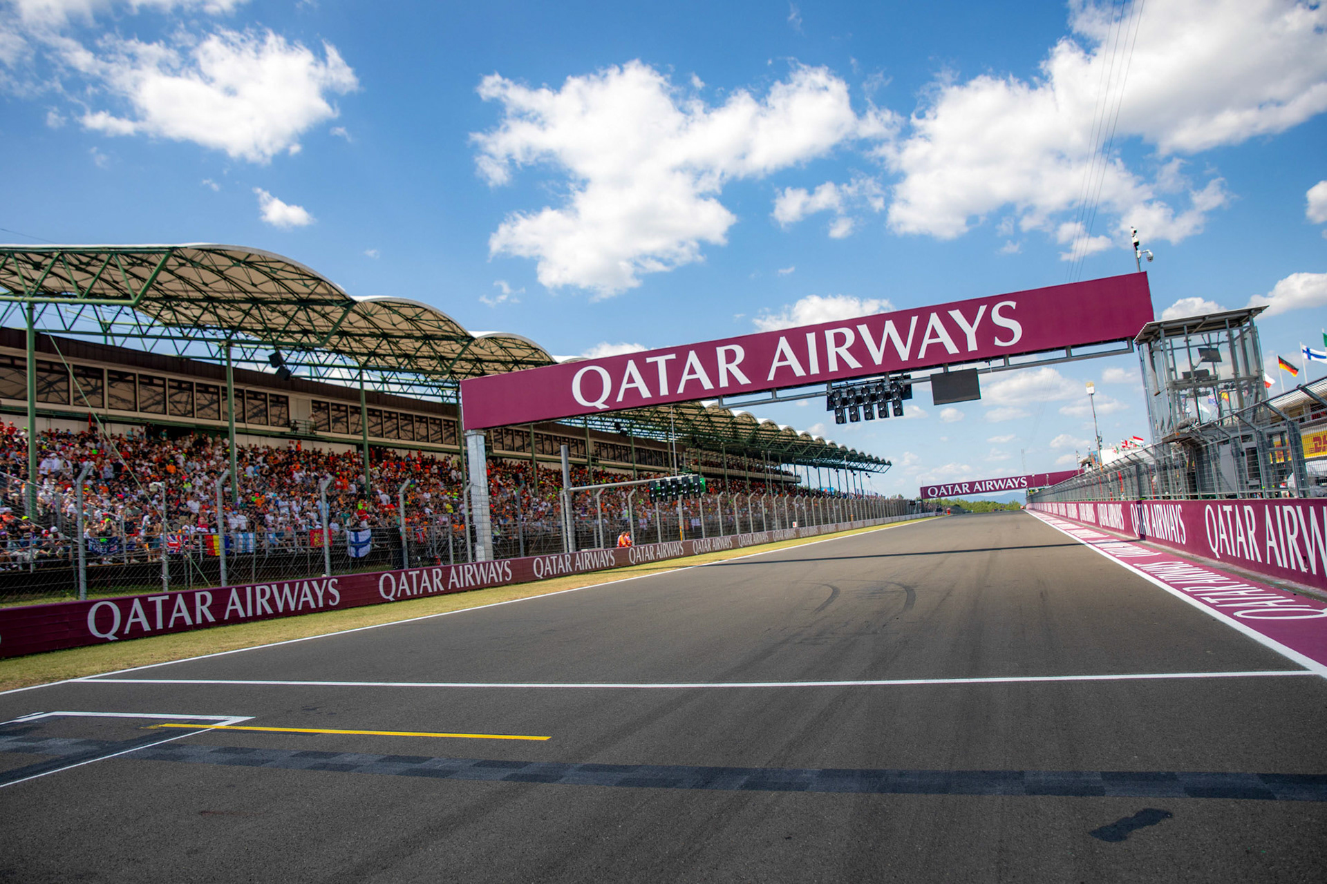 Start Ziel Gerade; Formel 1 GP Budapest / Ungarn. Sonntag, 23.07.2023