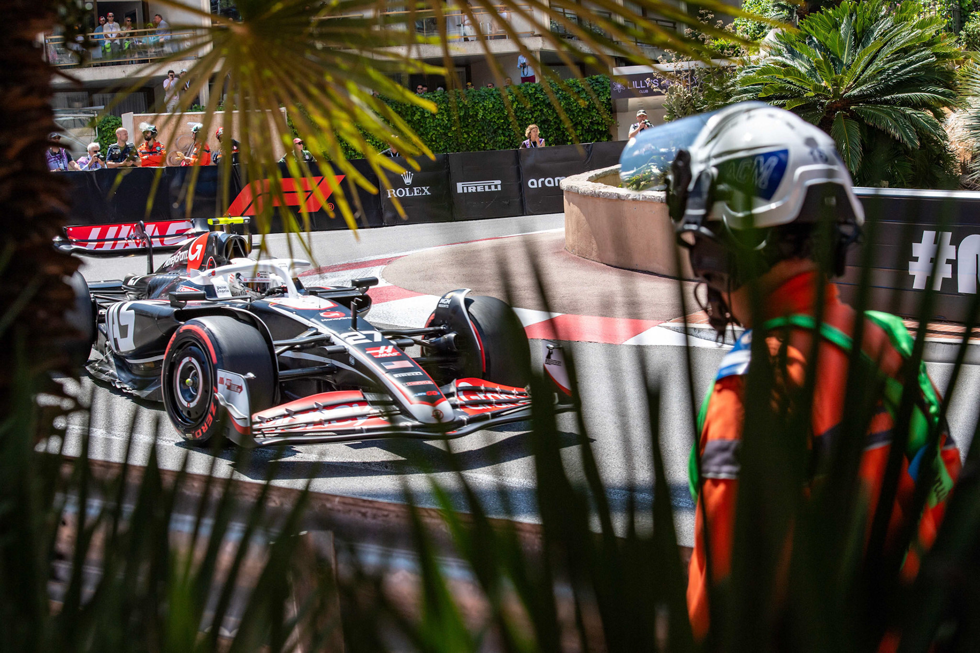 Nico Hülkenberg #27, MoneyGram Haas F1 Team; Formel1 GP Monaco Samstag, 25.05.2024