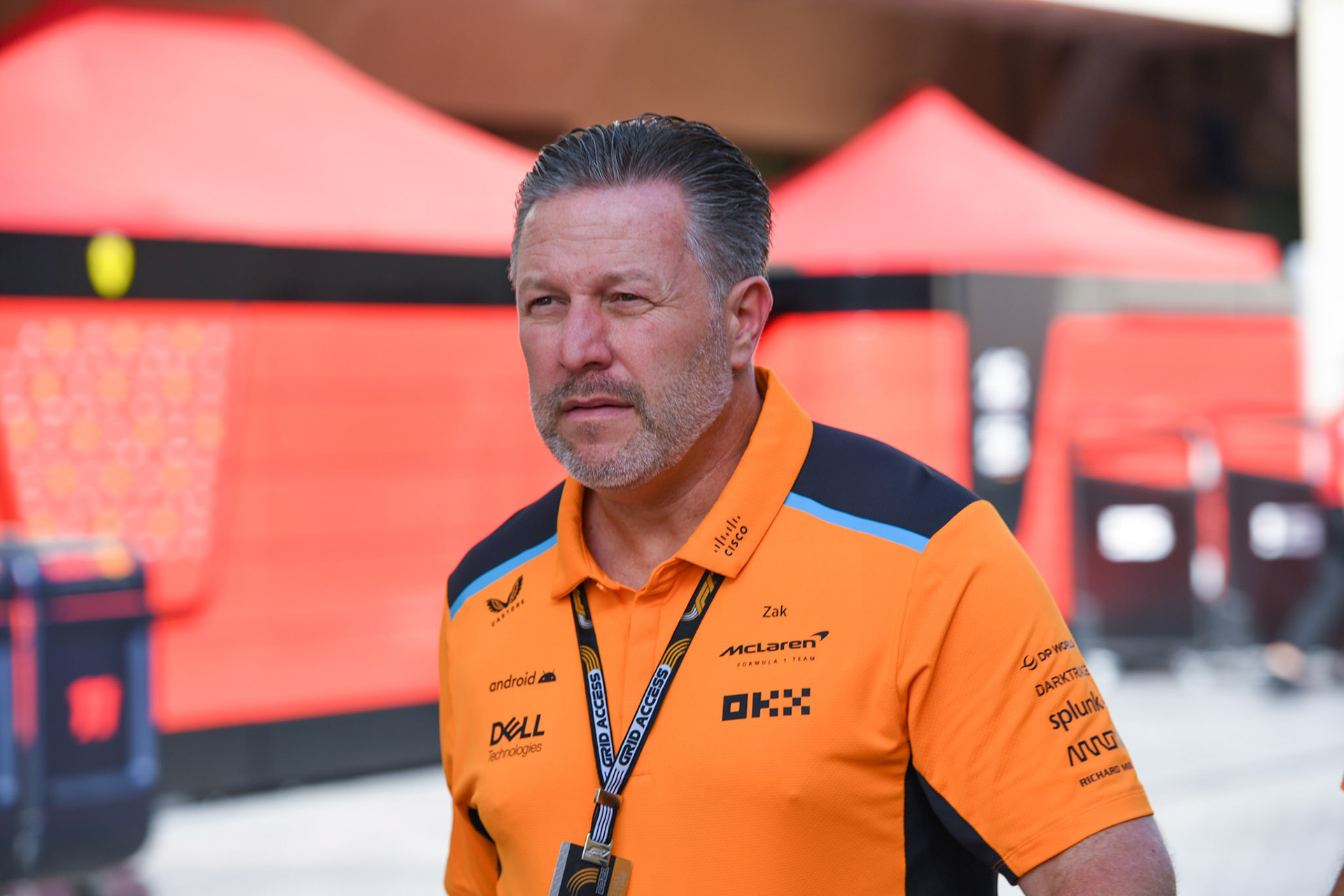 Zak Brown McLaren F1 Team; Formel 1 GP Abu Dhabi. Donnerstag 23.11.2023