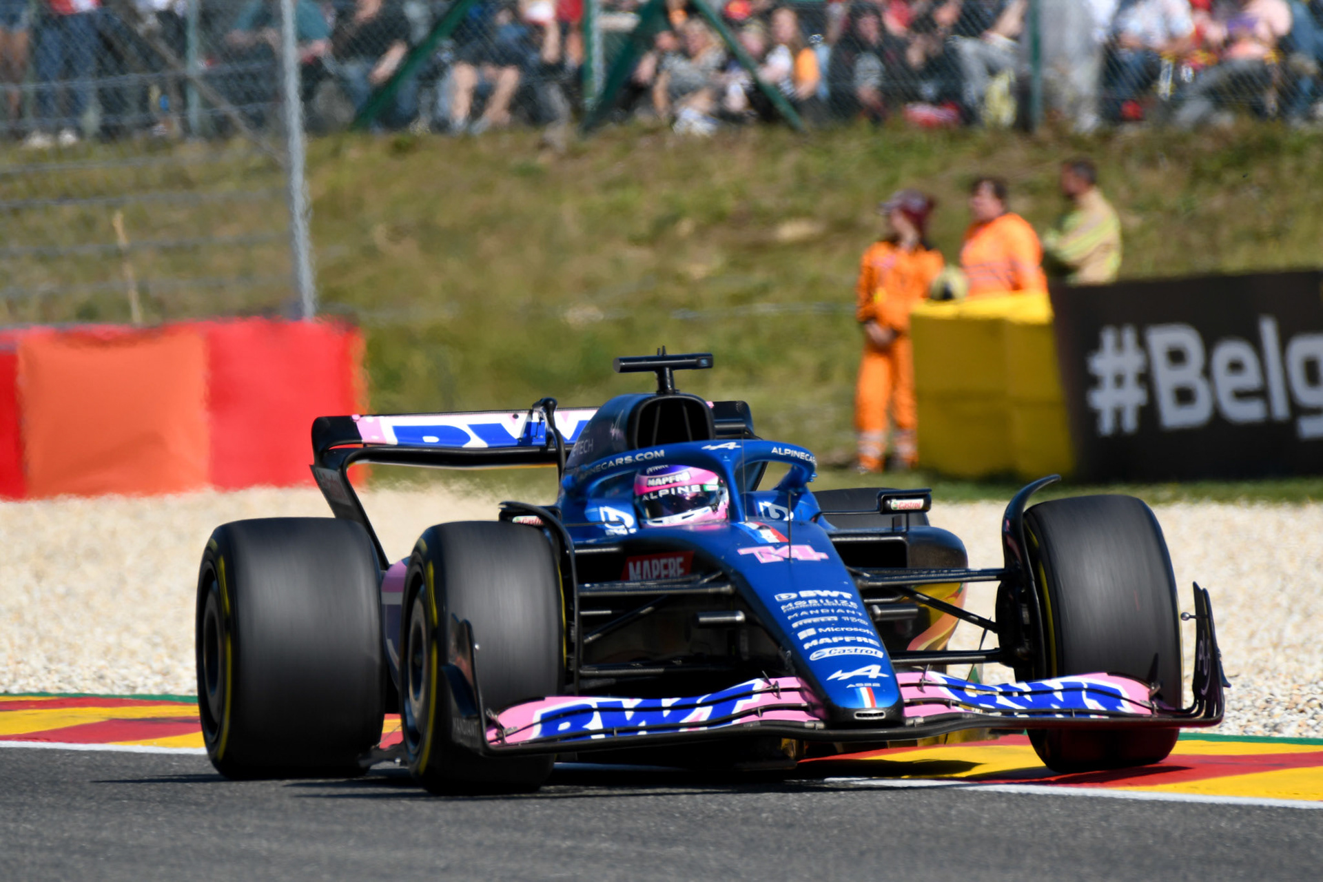 Fernando Alonso (ESP) Alpine F1 Team; Formel 1 GP Belgien, Sonntag, 28.08.2022