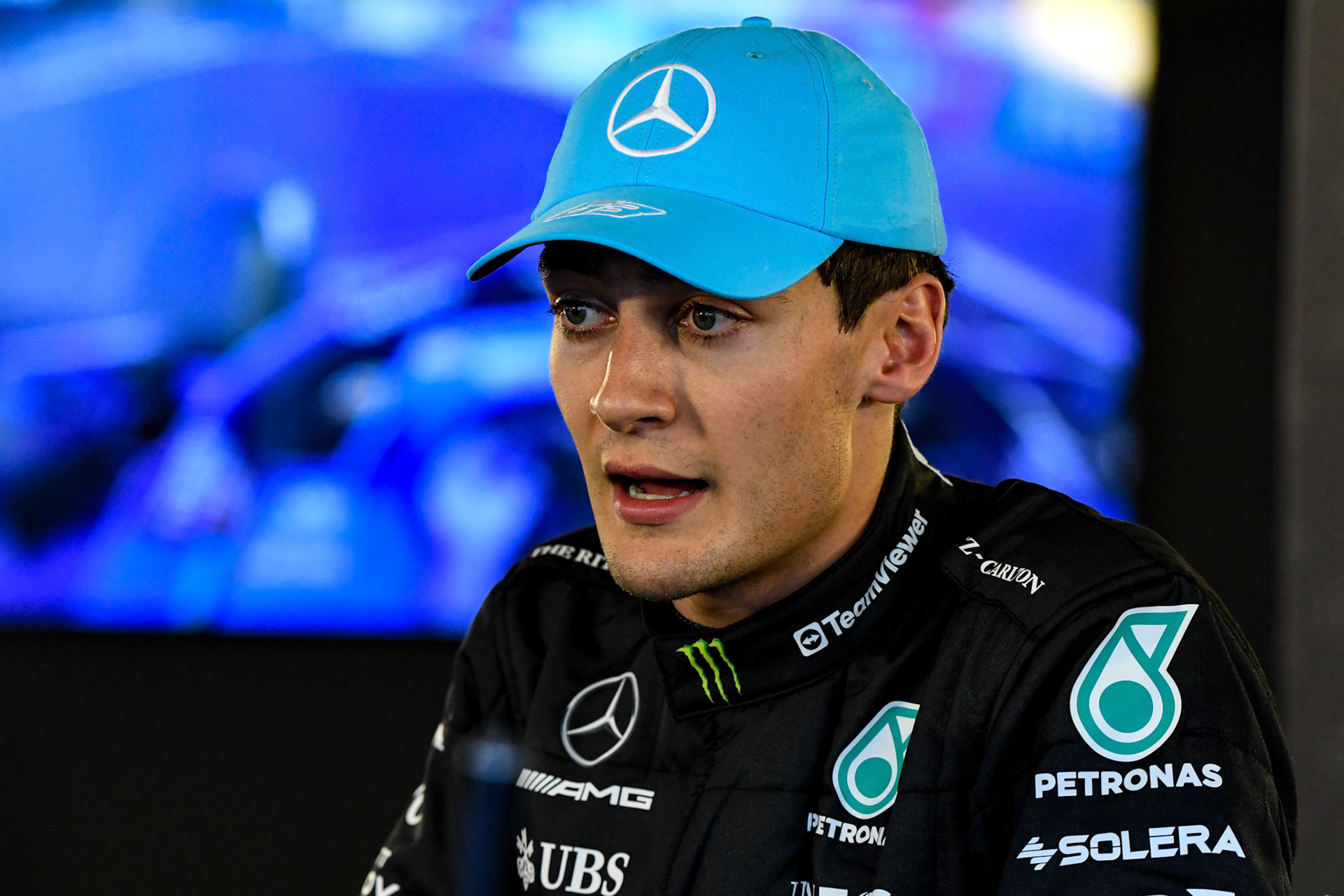 George Russell (GBR) Mercedes AMG F1 Team; Formel 1 GP Baku Azerbaijan. Samstag 29.04.2023