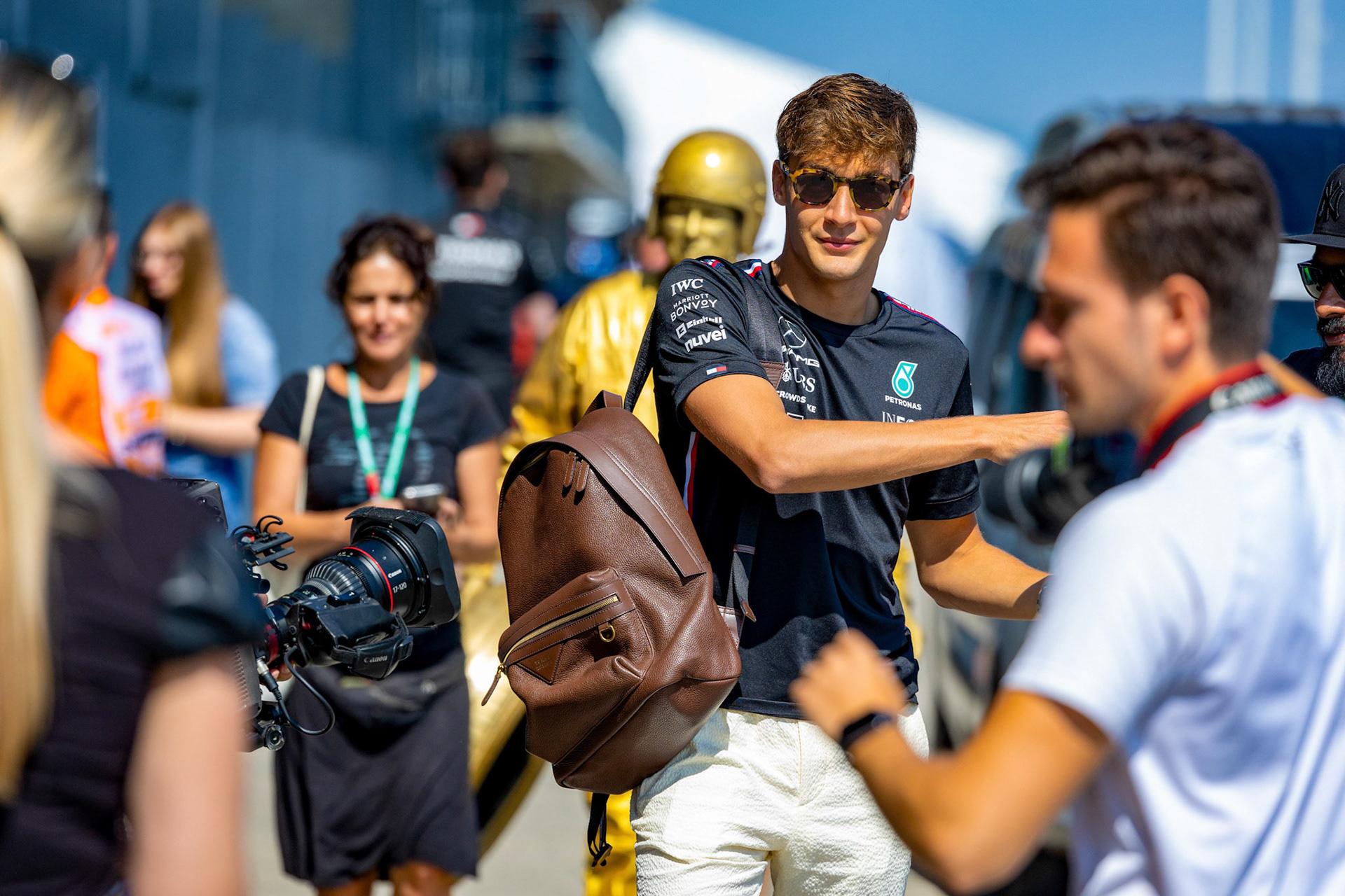 George Russell (GBR) Mercedes AMG F1 Team; Formel 1 GP Budapest / Ungarn. Samstag, 22.07.2023