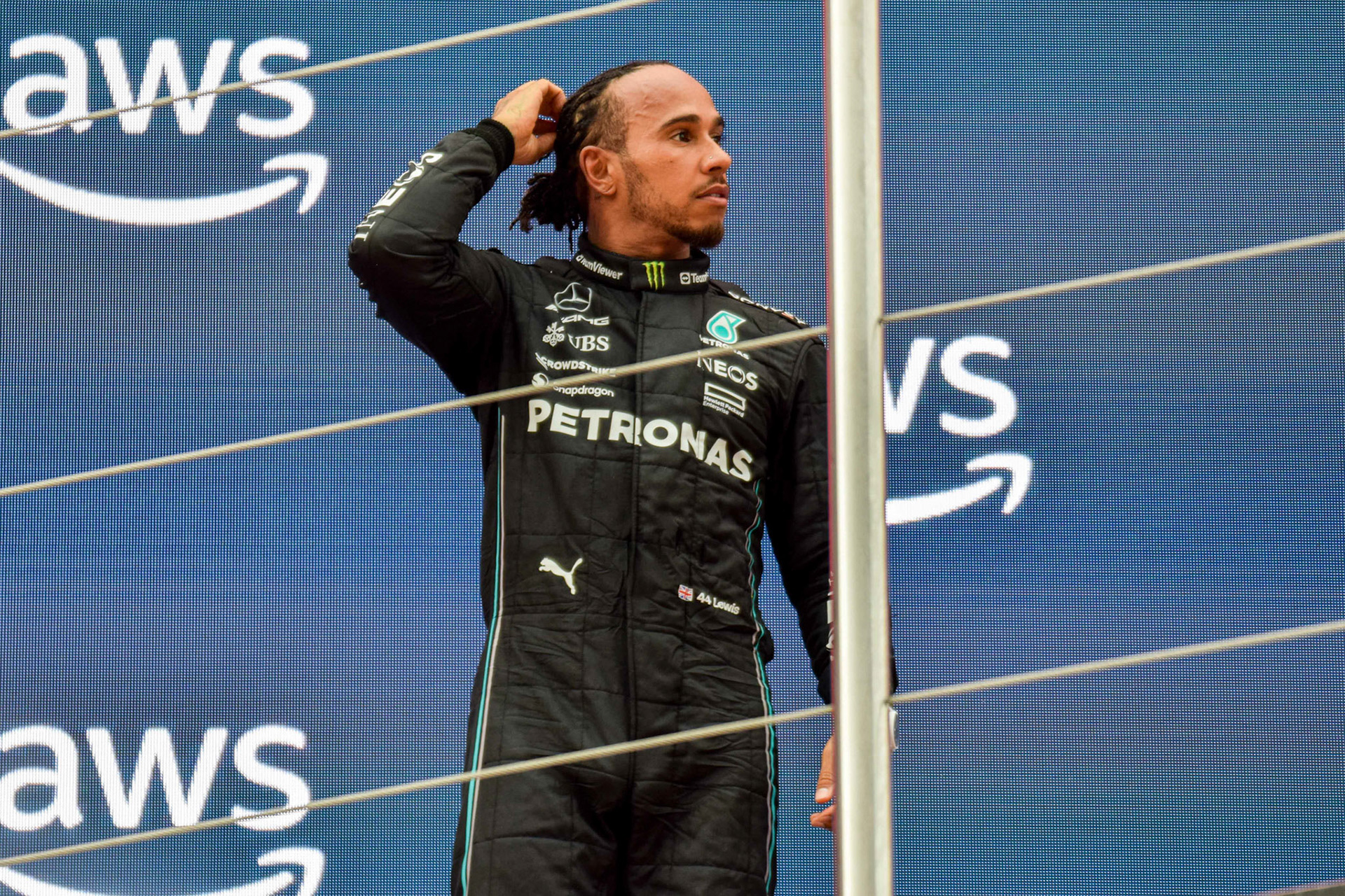 Lewis Hamilton (GBR) Mercedes AMG F1 Team ; Formel 1 GP Barcelona. Sonntag 04.06.2023