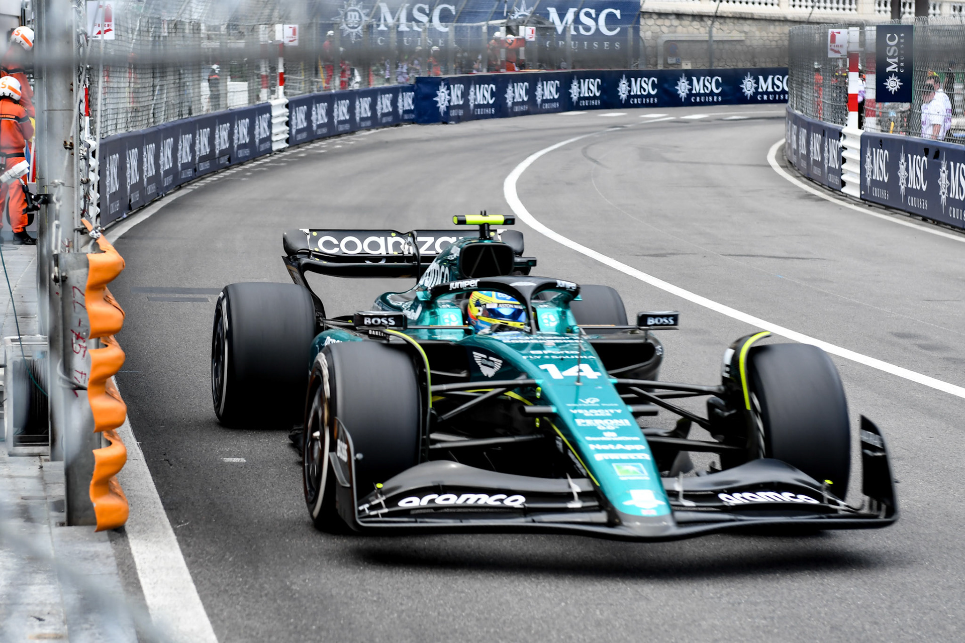 Fernando Alonso (ESP) Aston Martin Formula One Team; Formel 1 GP Monaco. Sonntag 28.05.2023