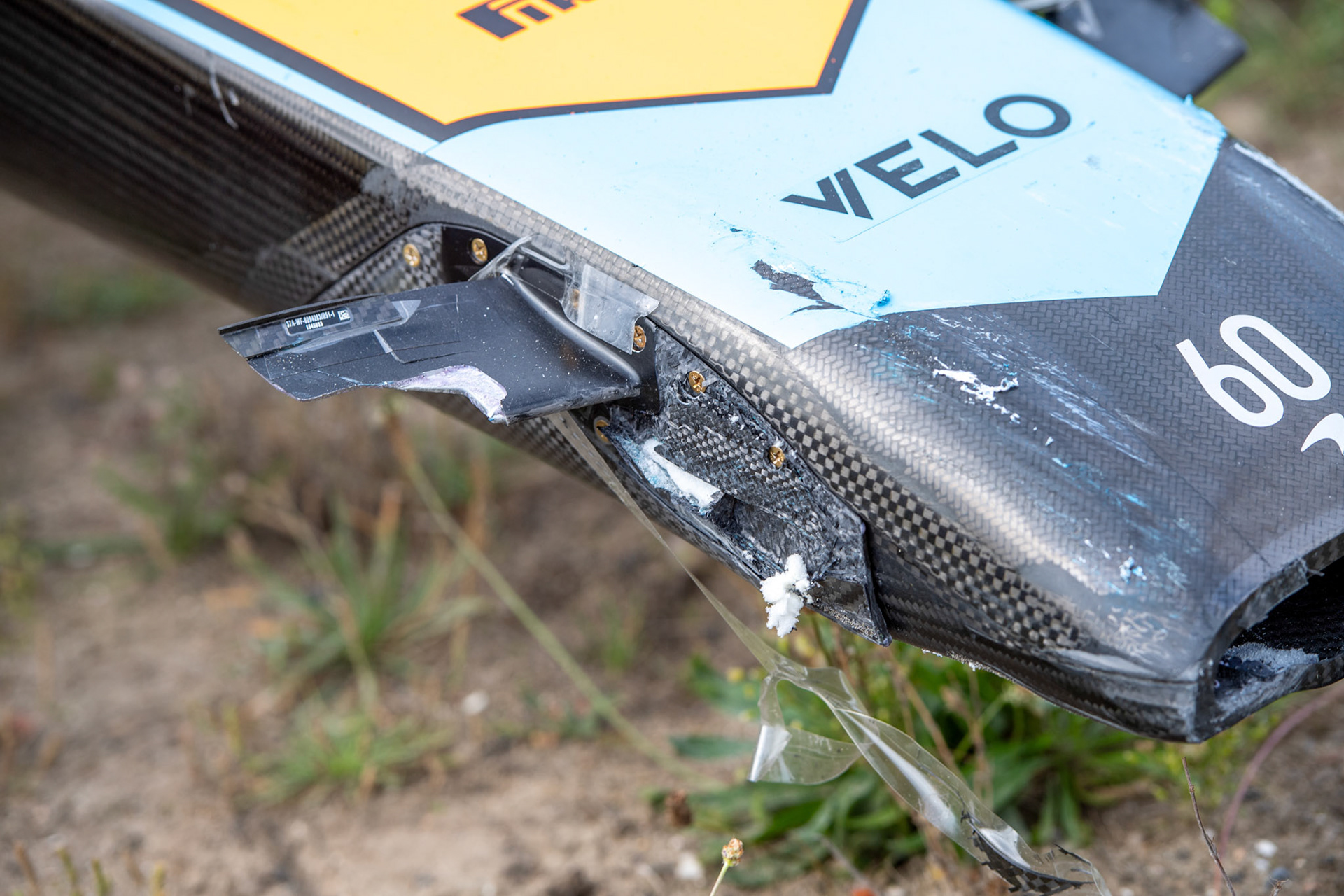 Unfall zwischen Daniel Ricciardo und Oscar Piastri in FP2; Formel 1 GP Holland / Zandvoort. Freitag, 25.08.2023