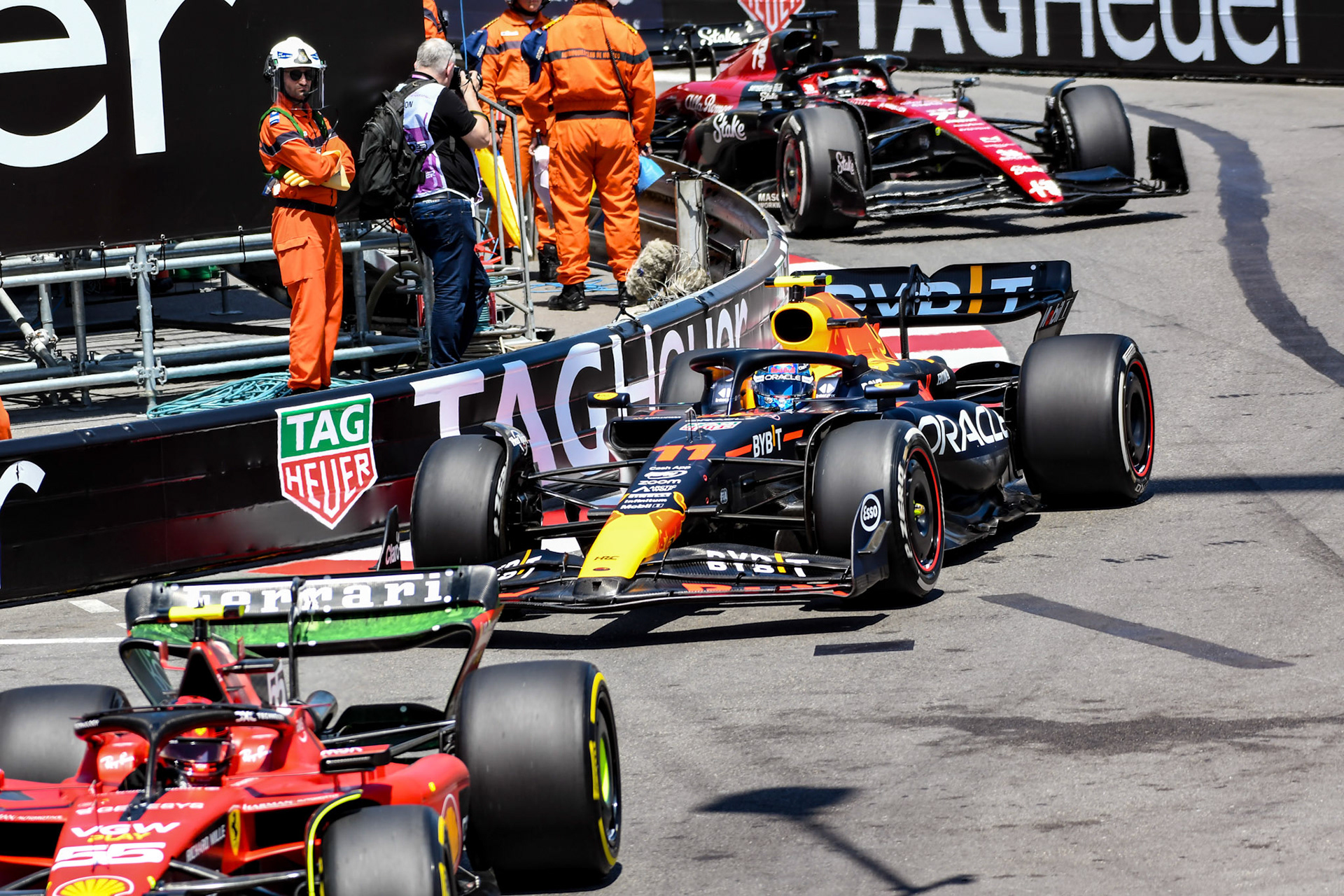 Sergio Perez (MEX) Red Bull Racing; Formel 1 GP Monaco. Freitag 26.05.2023