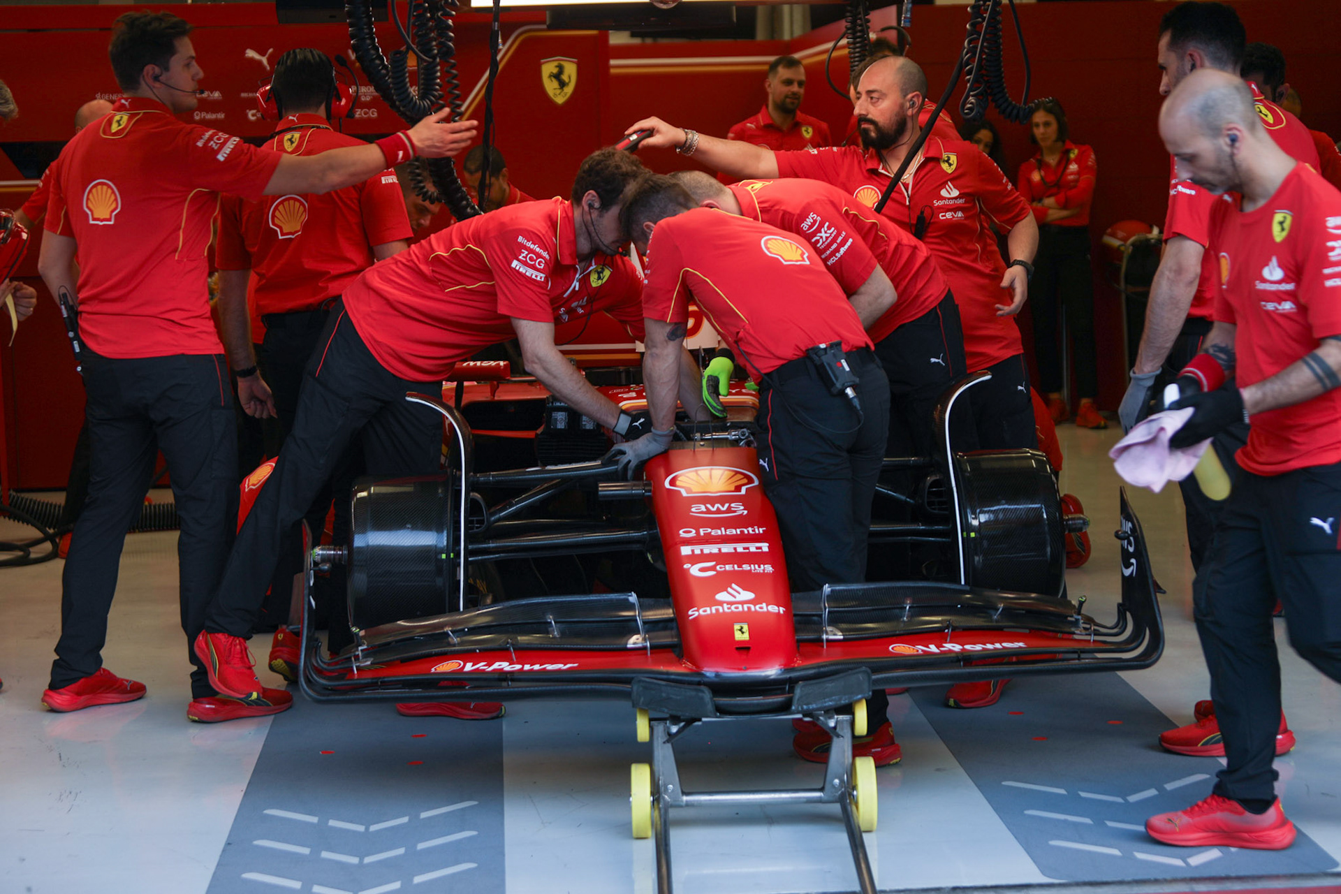 Scuderia Ferrari; Formel 1 Pre-Season Tests Bahrain. Mittwoch, 21.02.2024