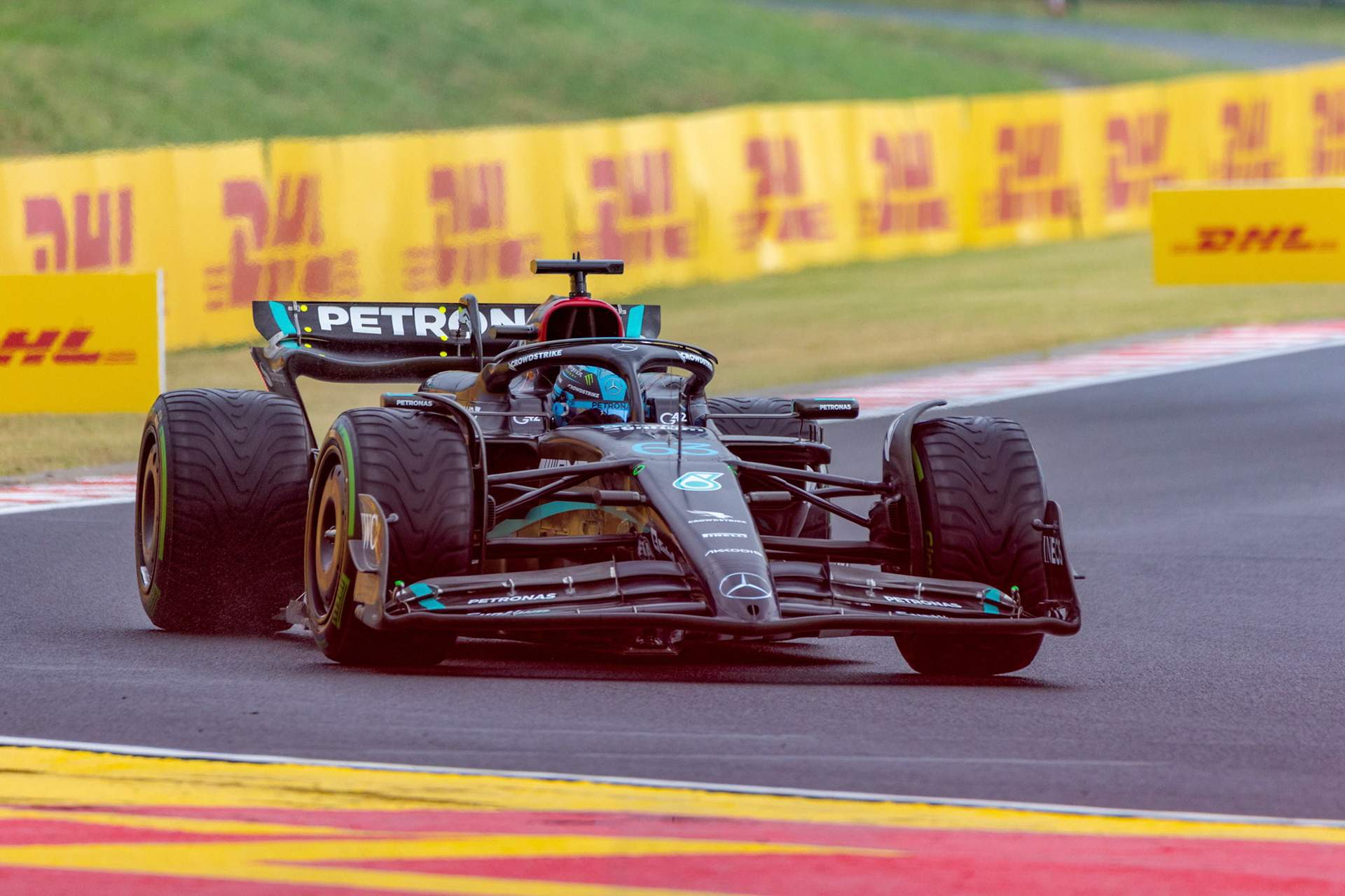 George Russell (GBR) Mercedes AMG F1 Team; Formel 1 GP Budapest / Ungarn. Feitag, 21.07.2023