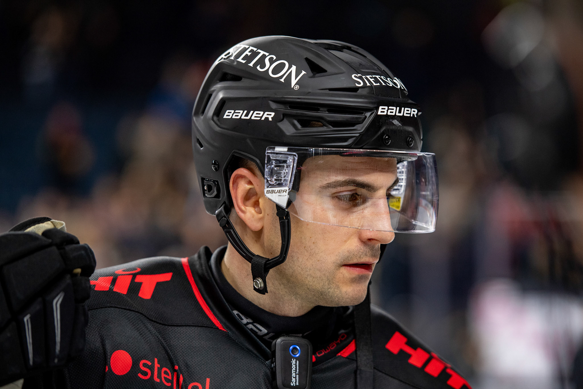 Maximilian Kammerer im Interview; DEL Kölner Haie - EHC Red Bull München, 05.01.2024