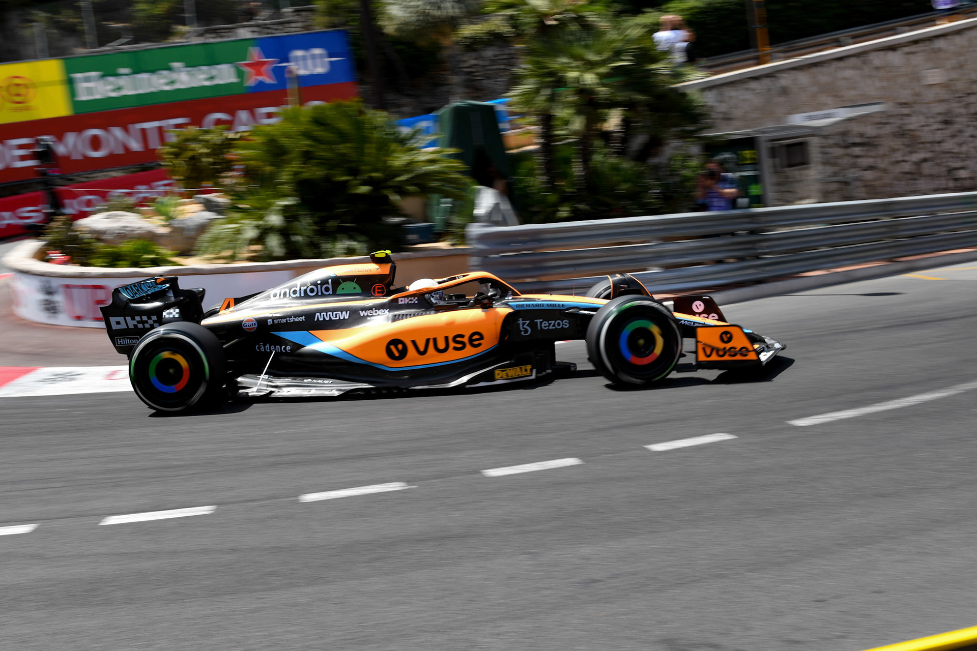 Lando Norris (GBR) McLaren; Formel 1 Monaco am 27.05.2022