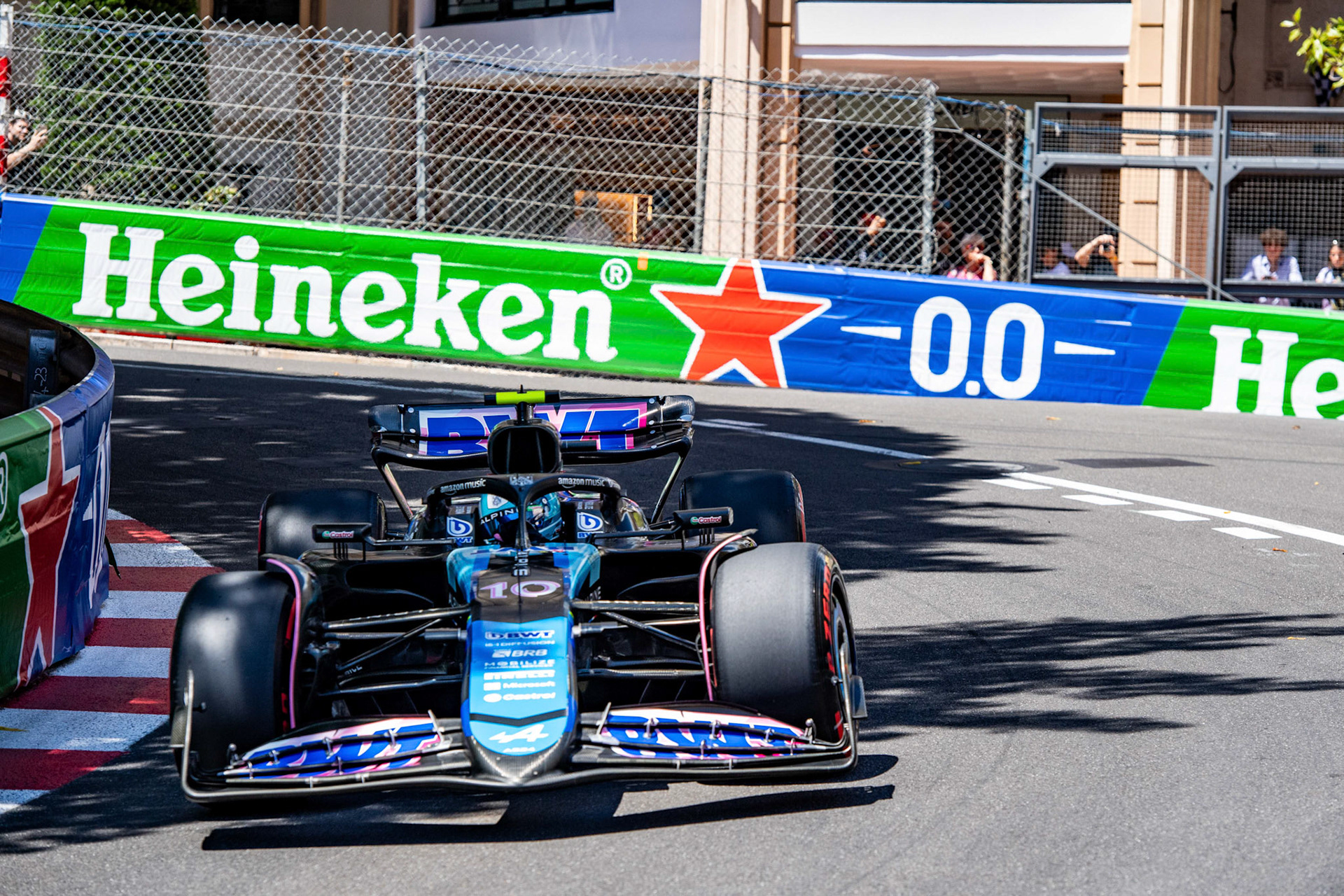Pierre Gasly #10, BWT Alpine F1 Team; Formel1 GP Monaco Samstag, 25.05.2024